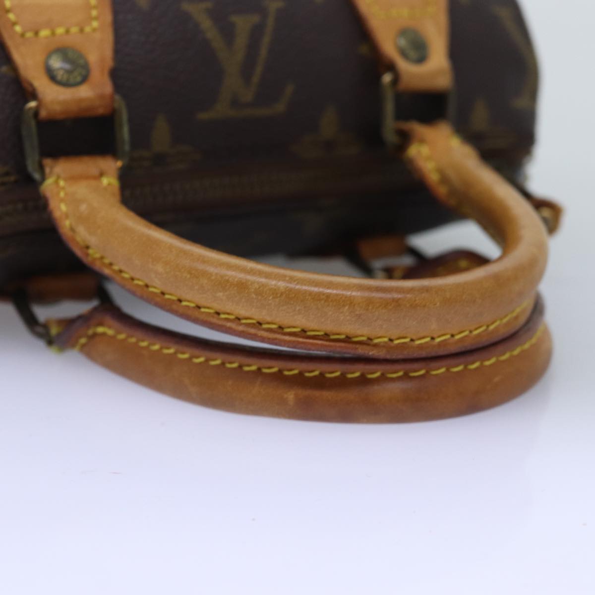 LOUIS VUITTON Monogram Mini Speedy Hand Bag 2way M41534 LV yk12603