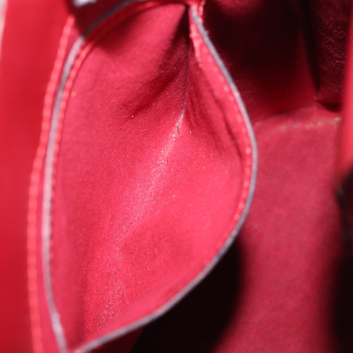 LOUIS VUITTON Epi Cluny Shoulder Bag Red M52257 LV yk12618