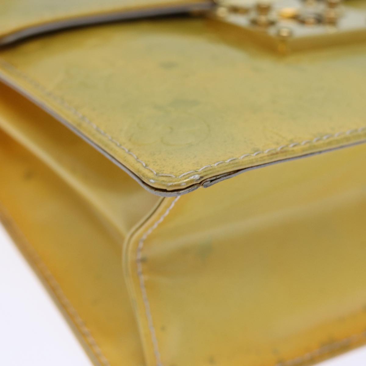 LOUIS VUITTON Monogram Vernis Spring street Hand Bag Gris M91029 LV yk12631