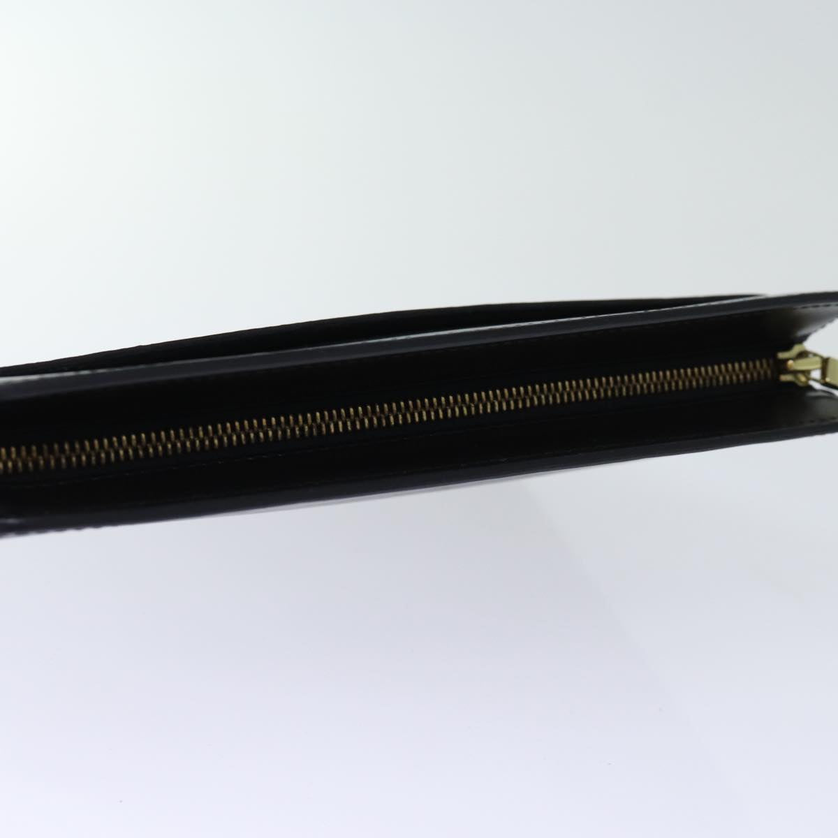 LOUIS VUITTON Epi Pochette Homme Clutch Bag Black M52522 LV yk12640