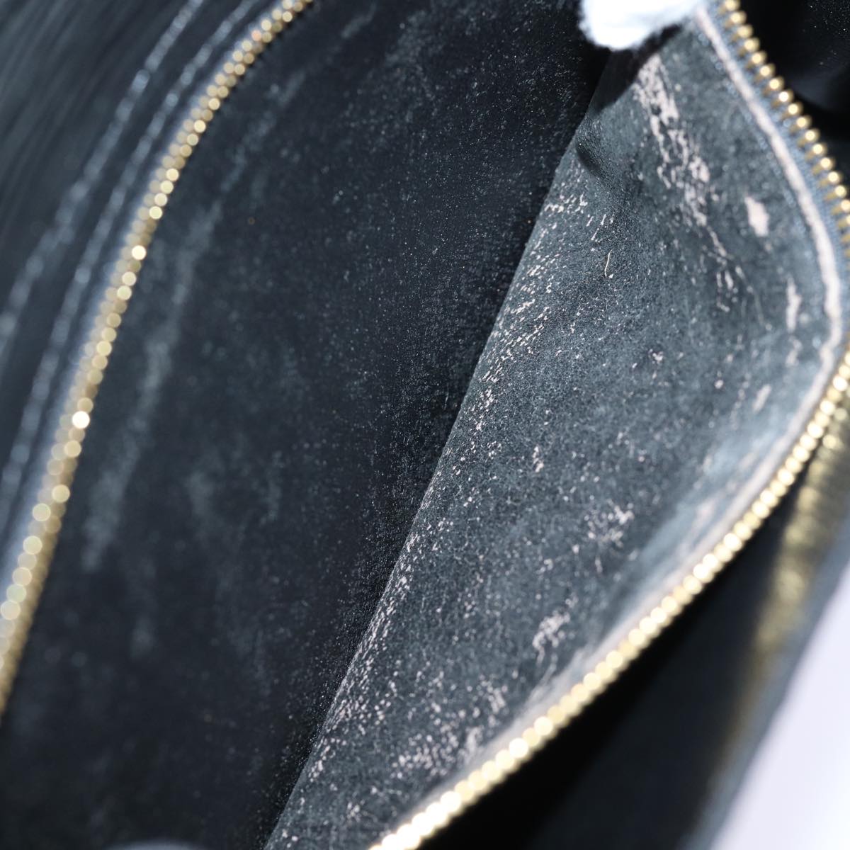 LOUIS VUITTON Epi Art Deco Clutch Bag Black M52632 LV yk12642