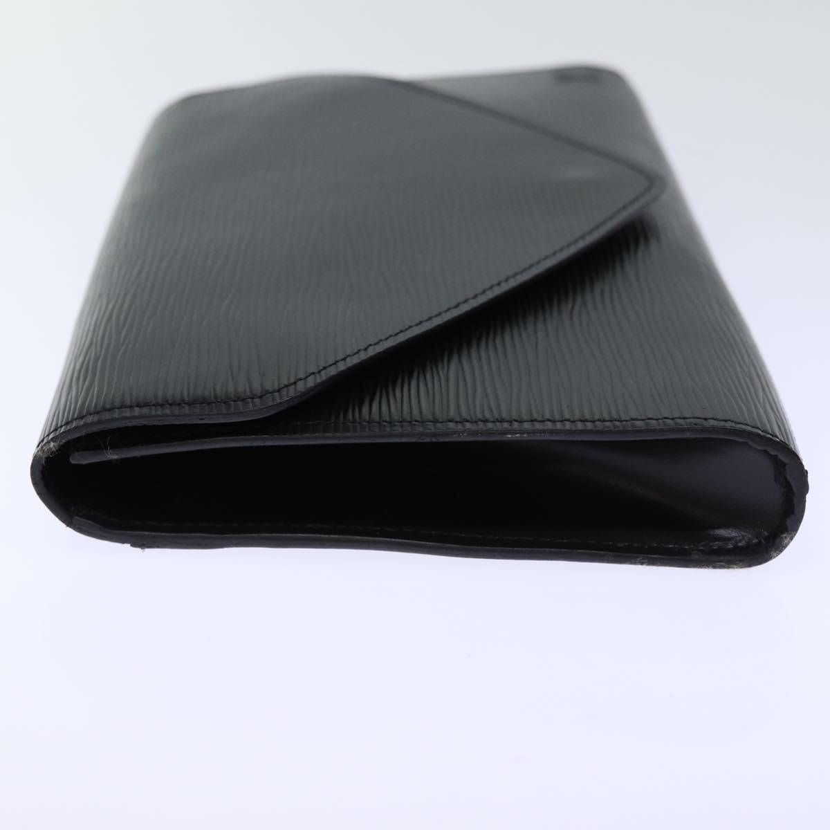 LOUIS VUITTON Epi Art Deco Clutch Bag Black M52632 LV yk12642