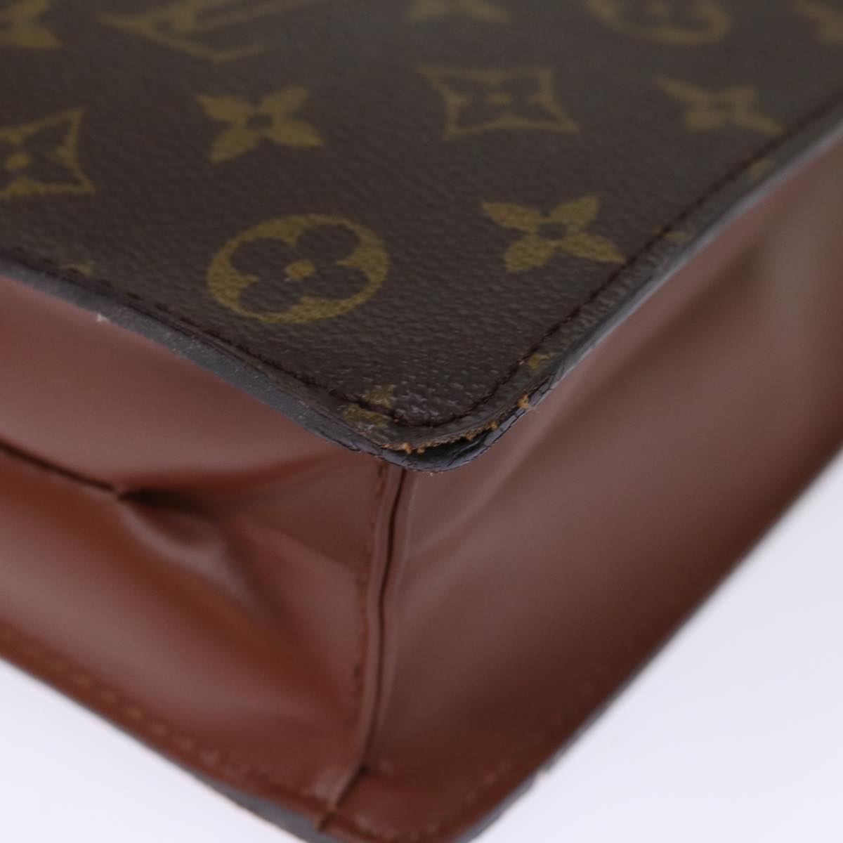 LOUIS VUITTON Monogram Porte Documents Bandouliere Bag M53338 LV yk12660