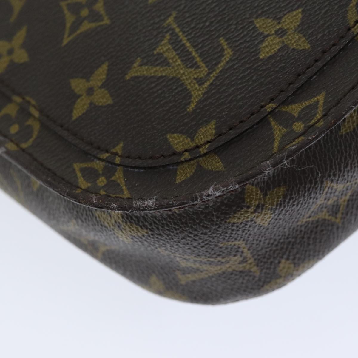 LOUIS VUITTON Monogram Saint Cloud GM Shoulder Bag M51242 LV yk12705