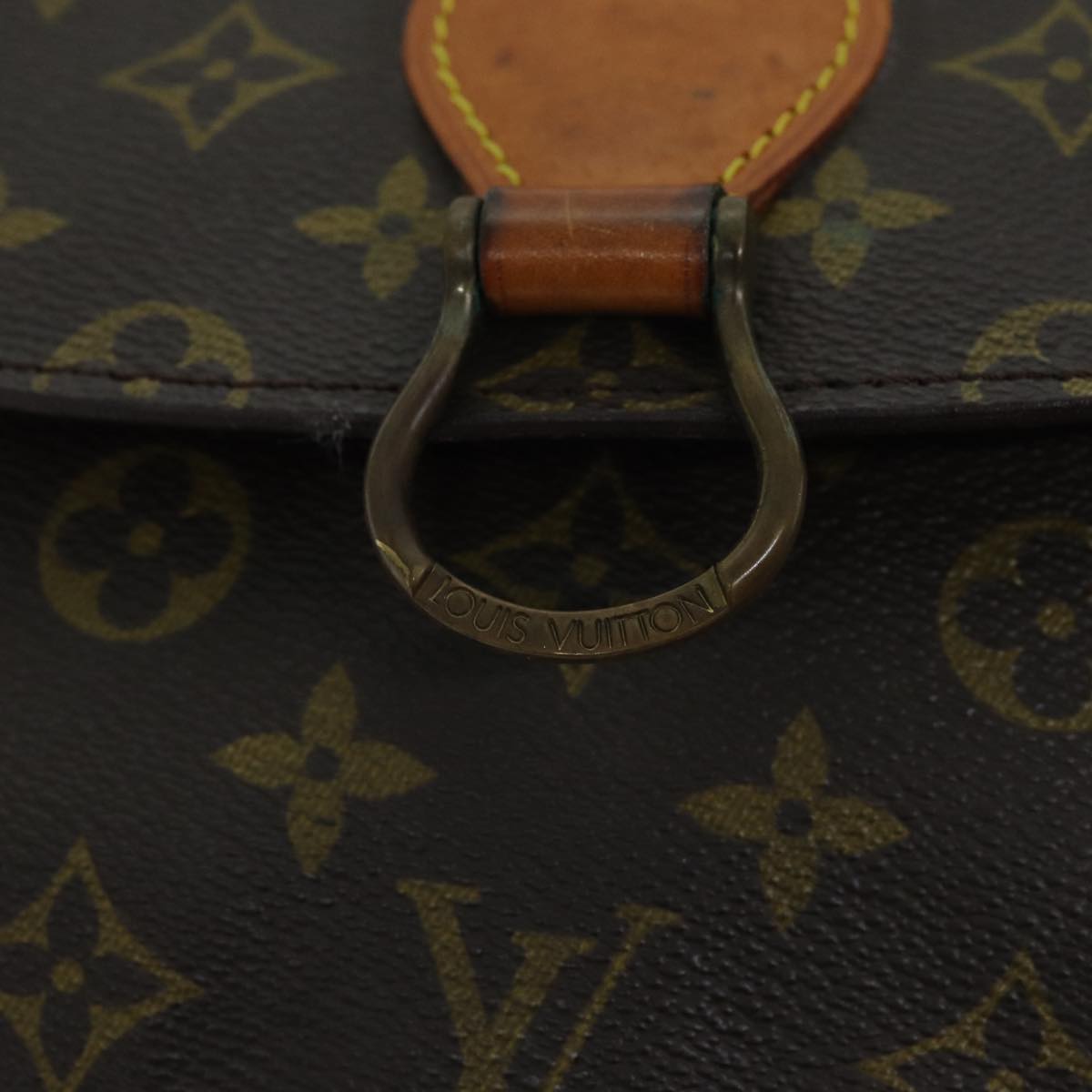 LOUIS VUITTON Monogram Saint Cloud GM Shoulder Bag M51242 LV yk12705
