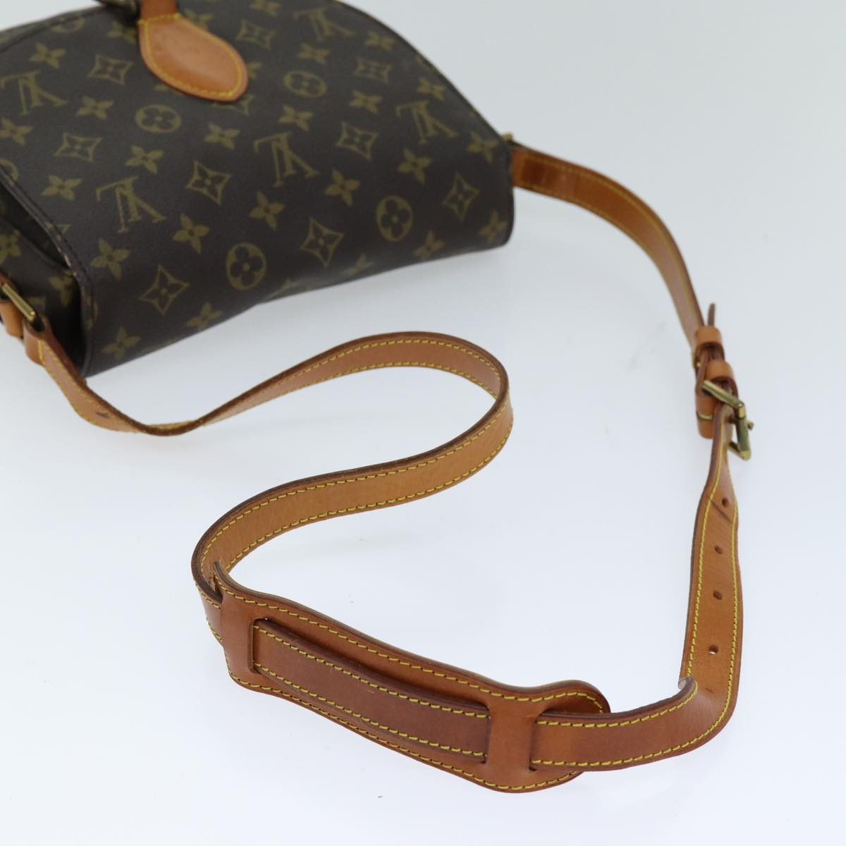 LOUIS VUITTON Monogram Saint Cloud GM Shoulder Bag M51242 LV yk12705