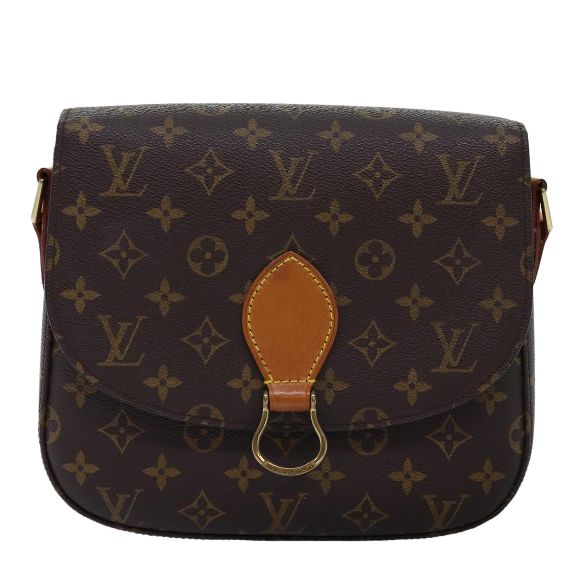 LOUIS VUITTON Monogram Saint Cloud GM Shoulder Bag M51242 LV yk12708