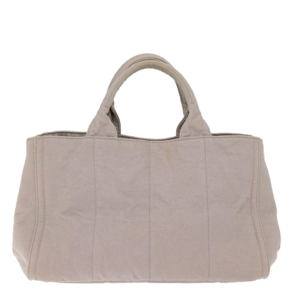 Luxury PradaBijoux Canapa MM Hand Bag Canvas 2way Gray yk12789