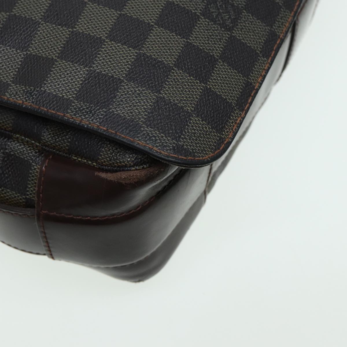 LOUIS VUITTON Damier Ebene Abbesses Shoulder Bag N45257 LV yk13447