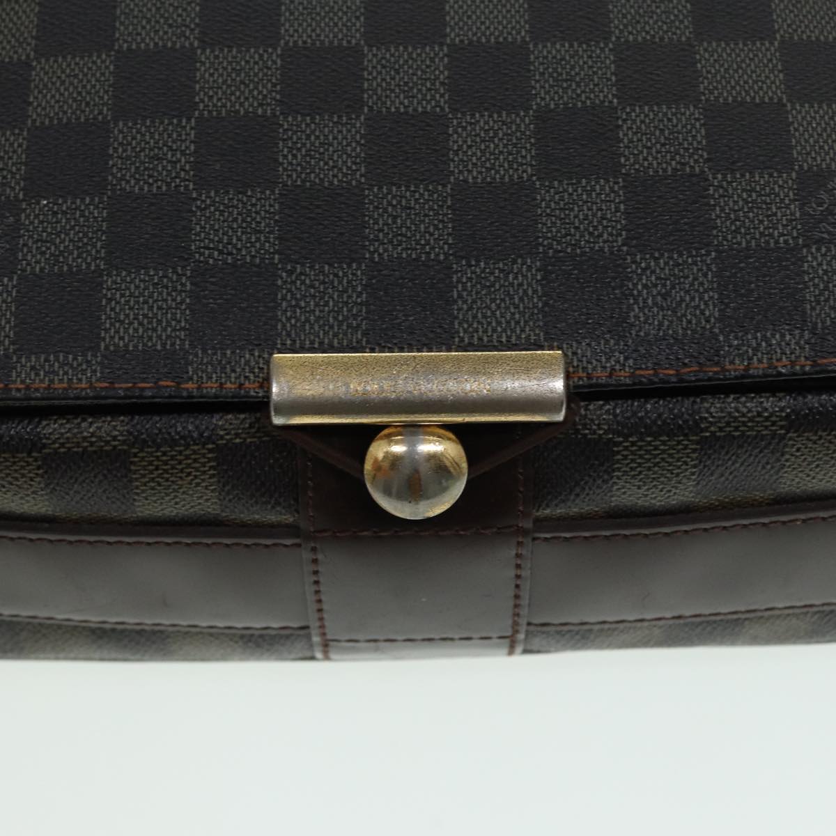 LOUIS VUITTON Damier Ebene Abbesses Shoulder Bag N45257 LV yk13447