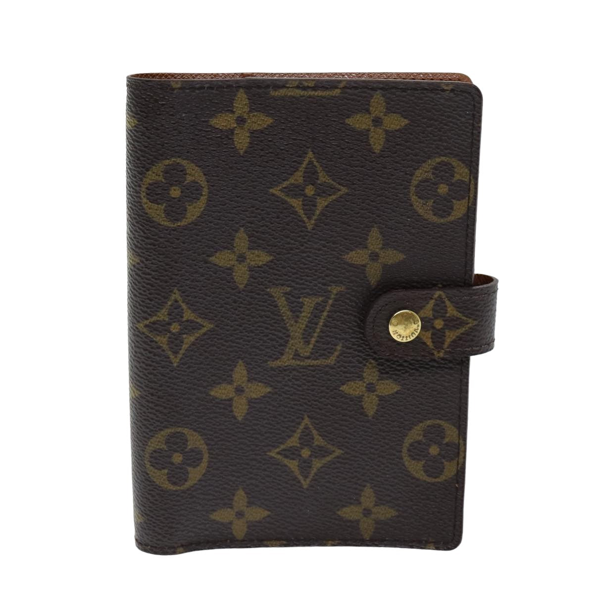 LOUIS VUITTON Monogram Agenda PM Day Planner Cover R20005 LV yk13522