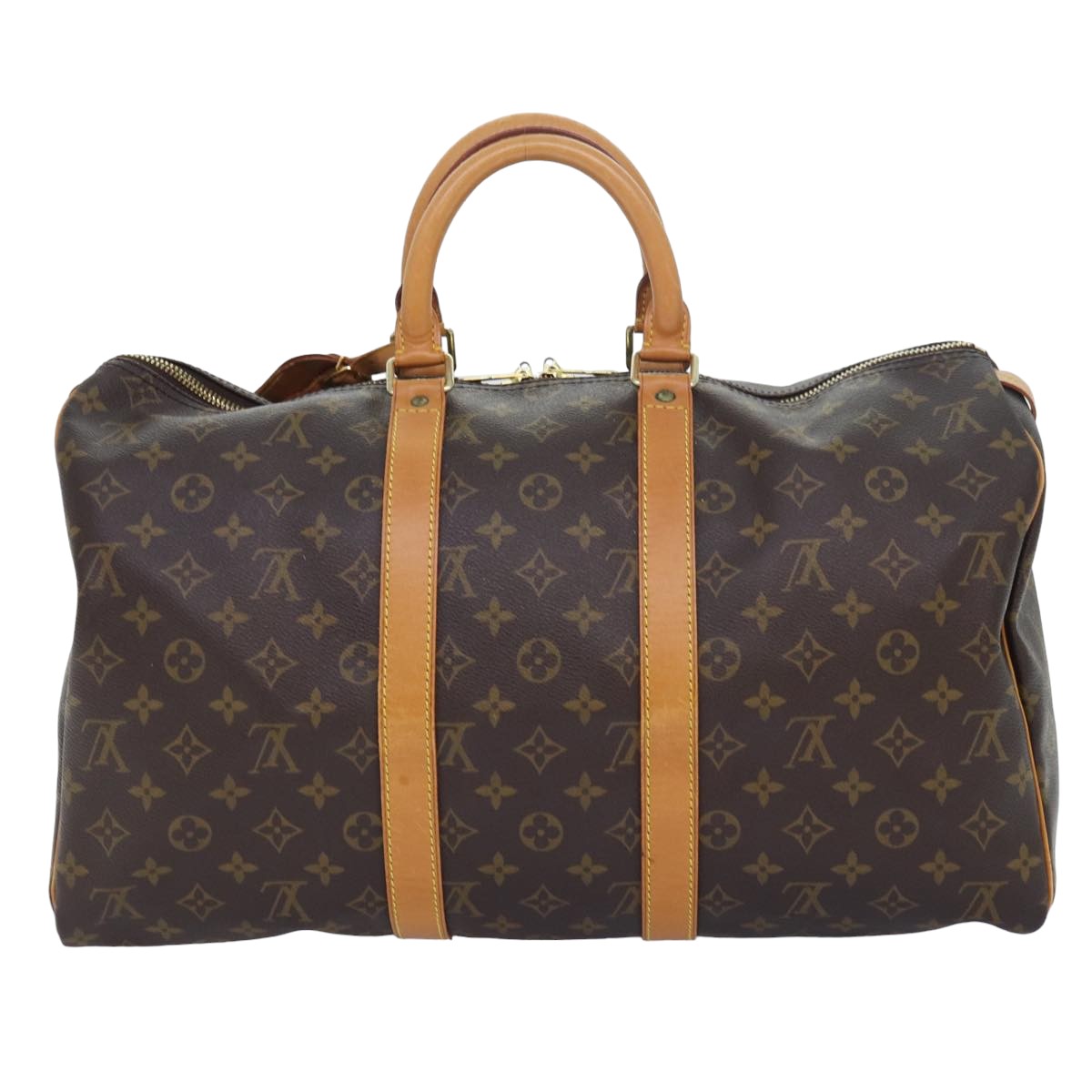 LOUIS VUITTON Monogram Keepall 45 Boston Bag M41428 LV yk13556
