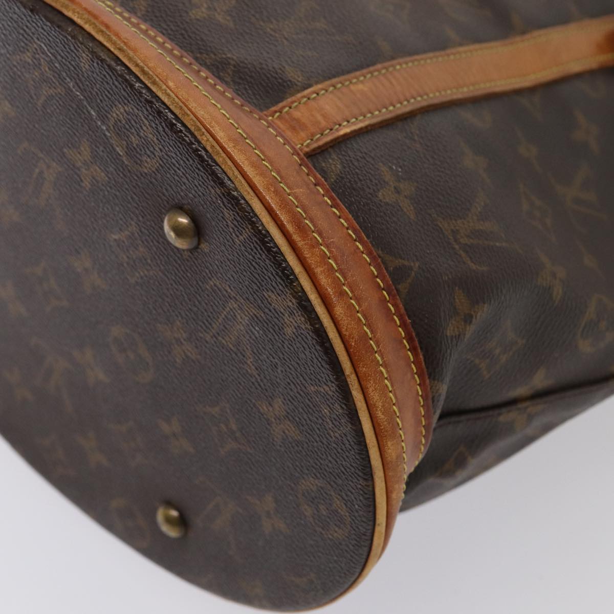 LOUIS VUITTON Monogram Bucket GM Shoulder Bag M42236 LV yk13586
