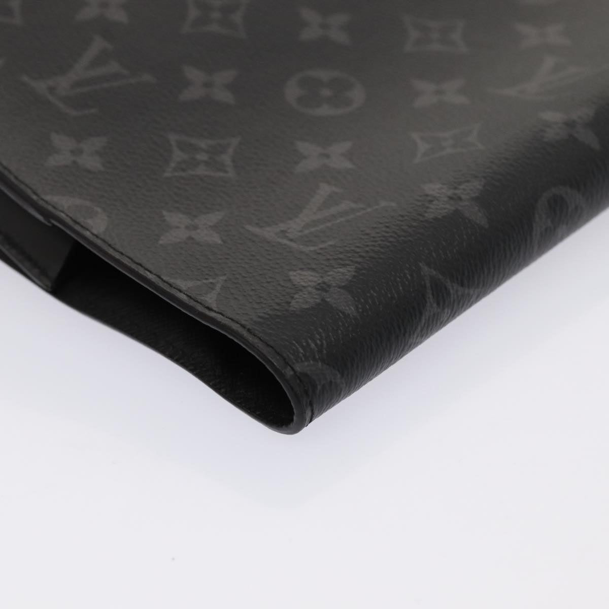 LOUIS VUITTON Monogram Eclipse Porte Documents Frank GM GI0273 LV yk13604