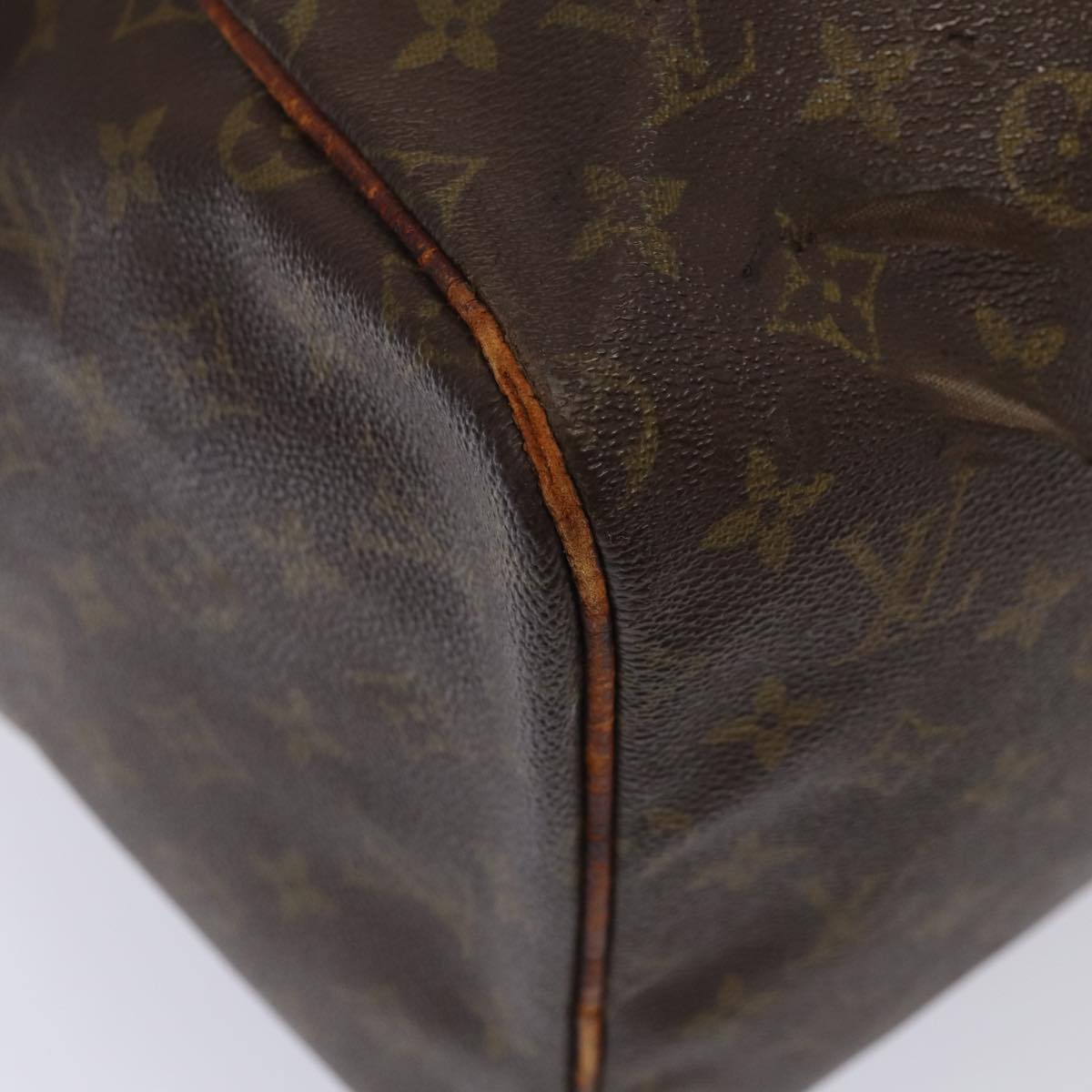LOUIS VUITTON Monogram Sac Souple 55 Boston Bag M41622 LV yk13643