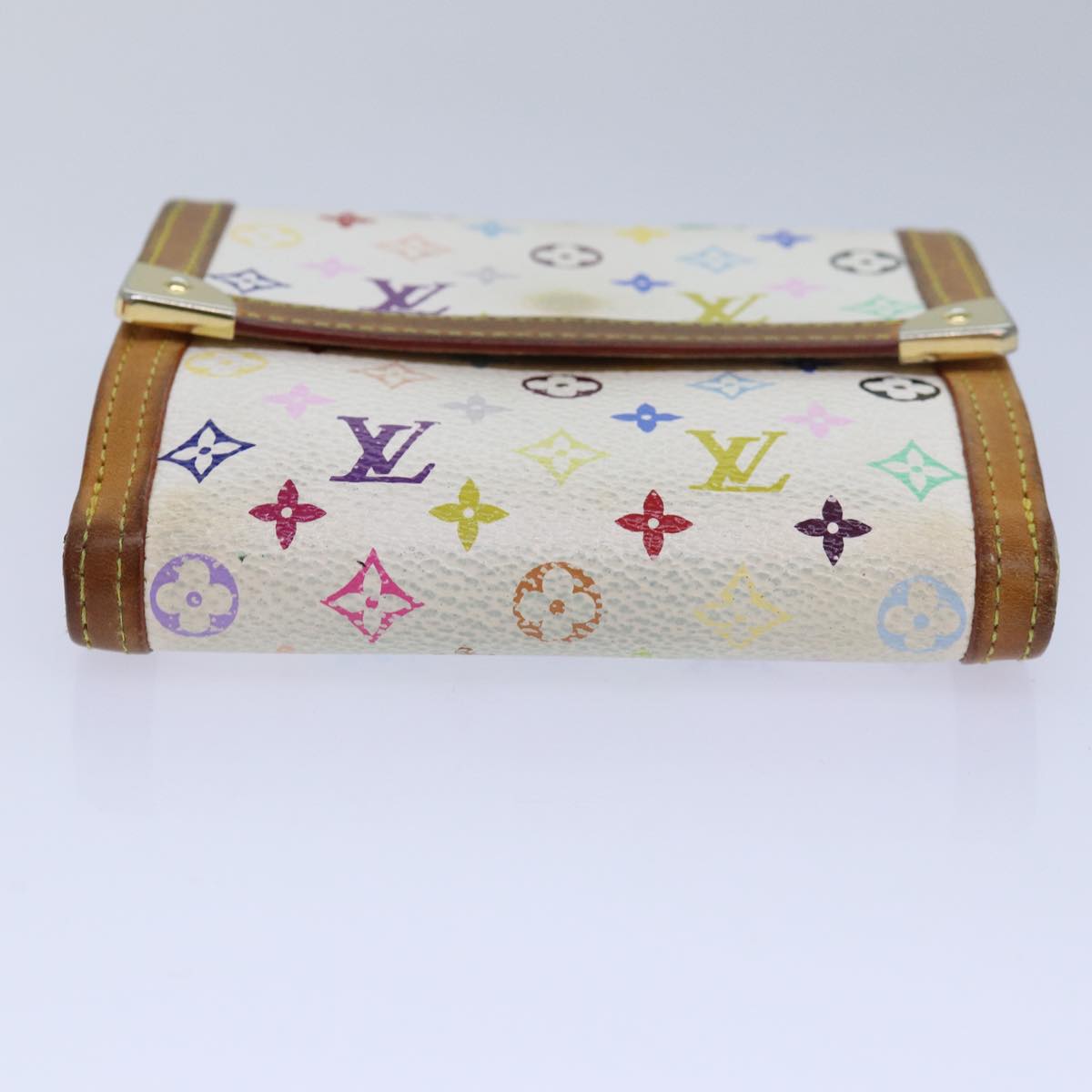LOUIS VUITTON Multicolor Porte Monnaie Billets Cartes Credit M92983 yk13657