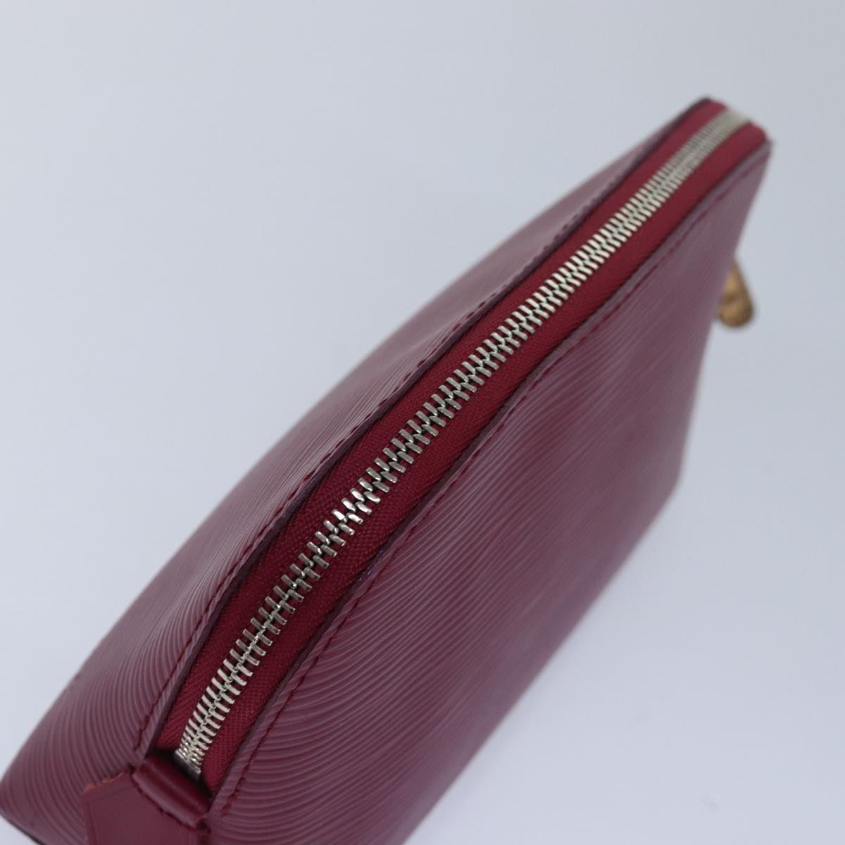 LOUIS VUITTON Epi Pochette Cosmetic PM Pouch Fuchsia M40641 LV yk13711
