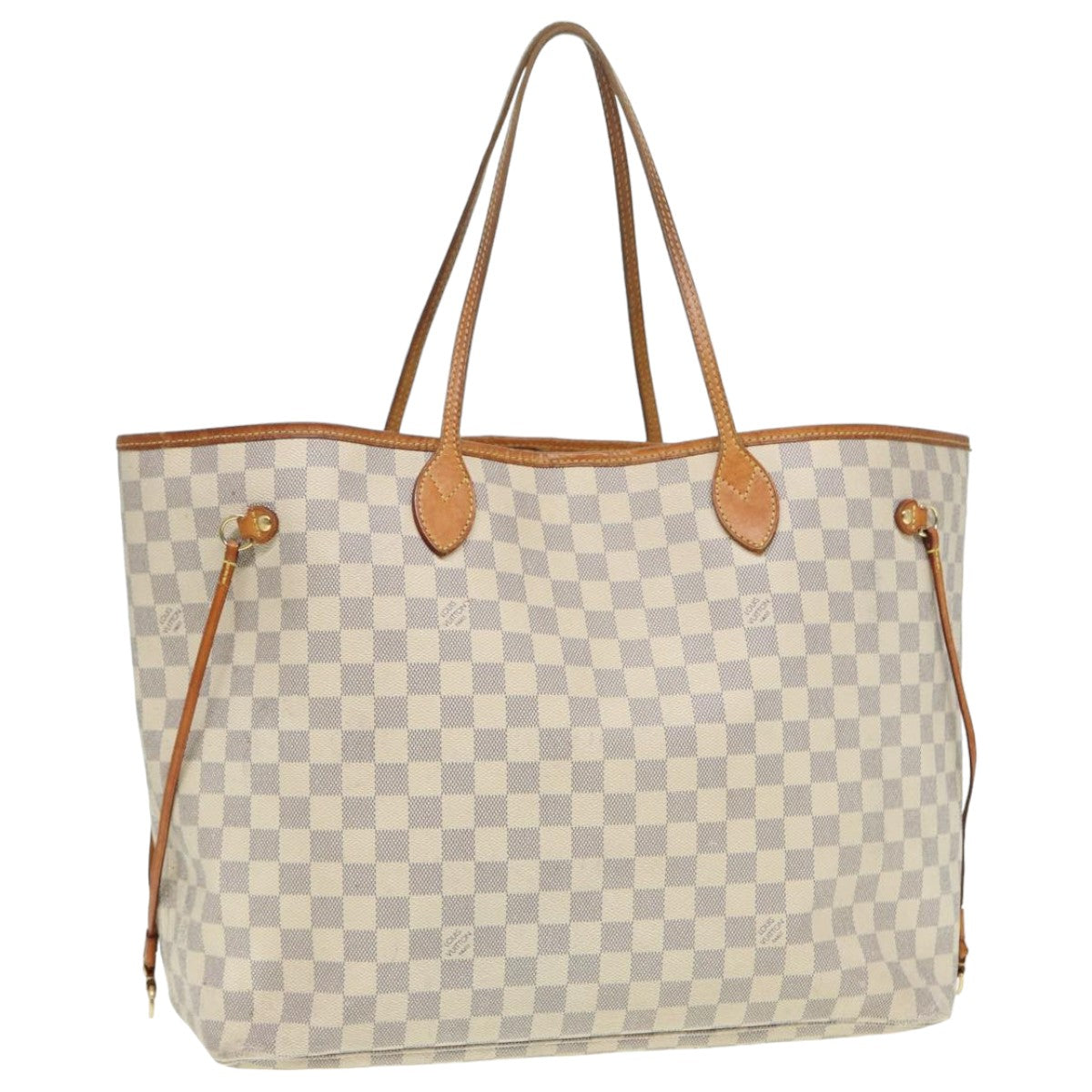 LOUIS VUITTON Damier Azur Neverfull GM Tote Bag N41360 LV yk13830
