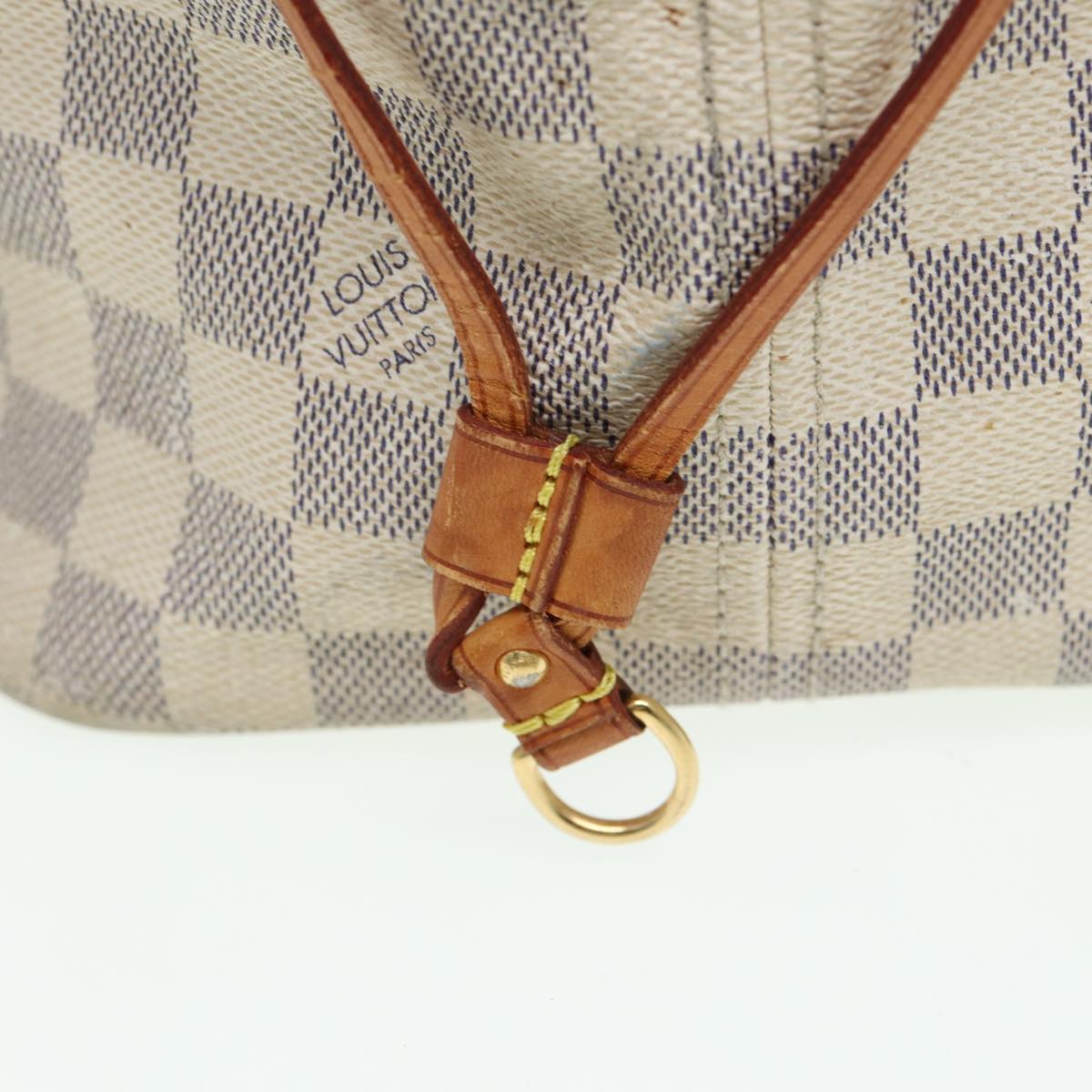 LOUIS VUITTON Damier Azur Neverfull GM Tote Bag N41360 LV yk13830