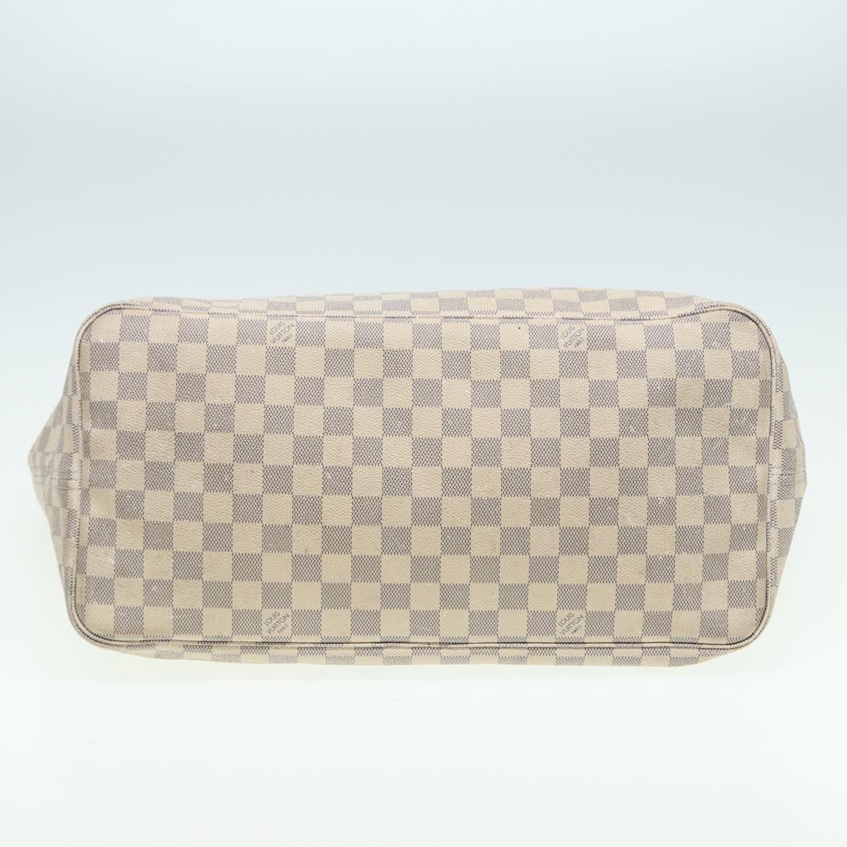 LOUIS VUITTON Damier Azur Neverfull GM Tote Bag N41360 LV yk13830