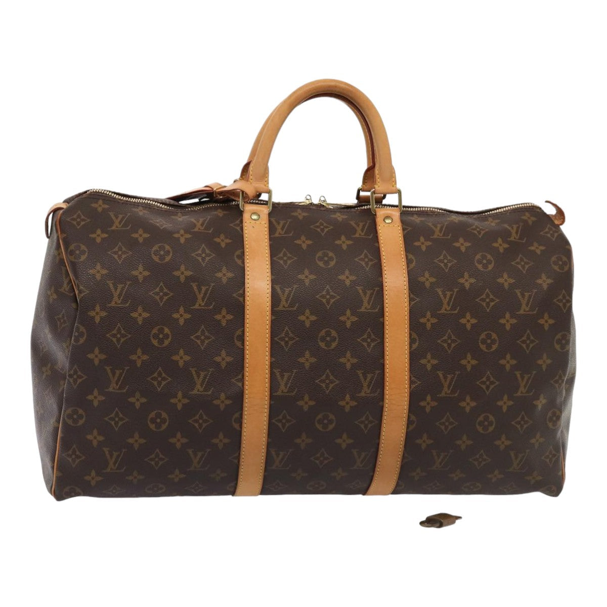LOUIS VUITTON Monogram Keepall 50 Boston Bag M41426 LV yk13832