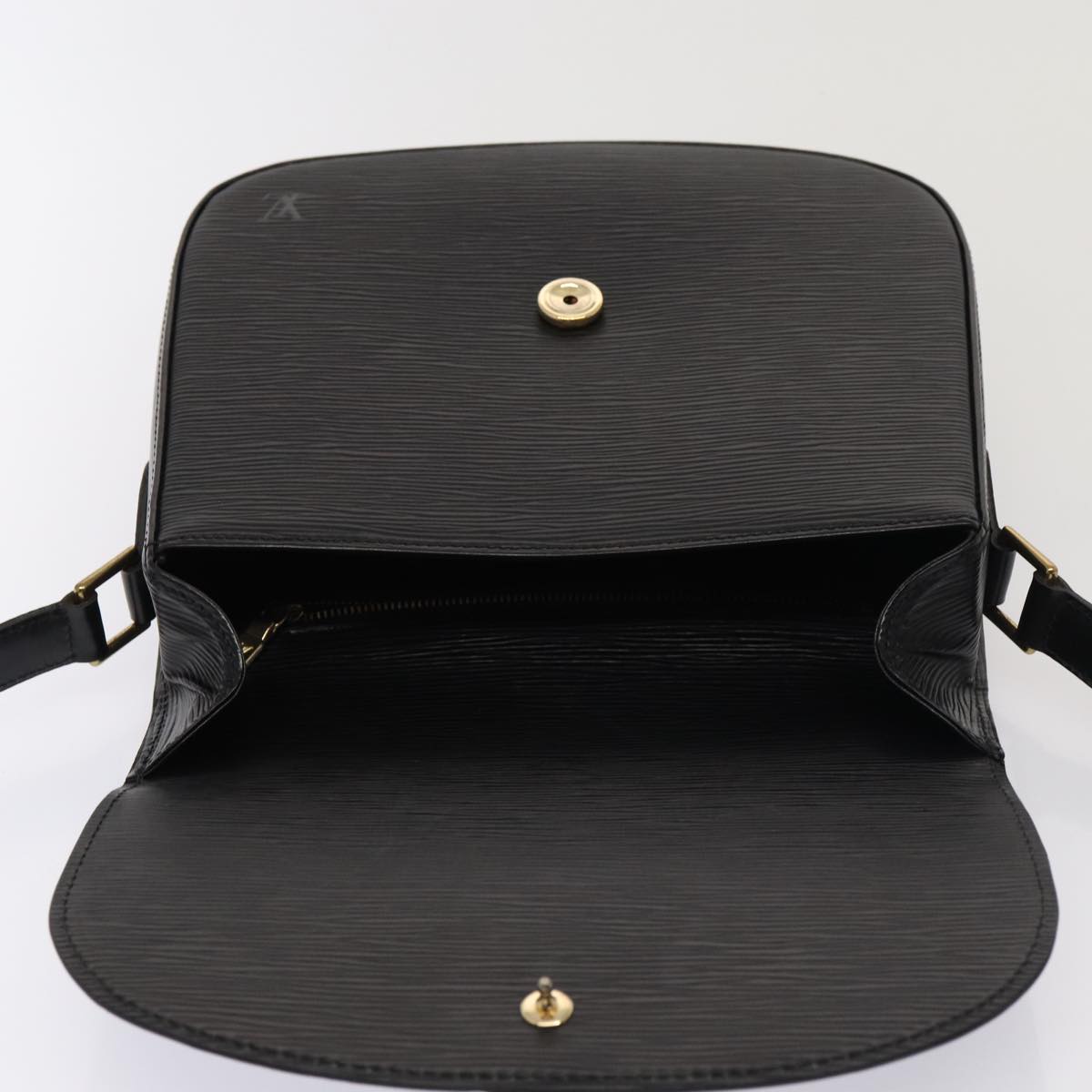 LOUIS VUITTON Epi Saint Cloud GM Shoulder Bag Black Noir M52192 LV yk13926