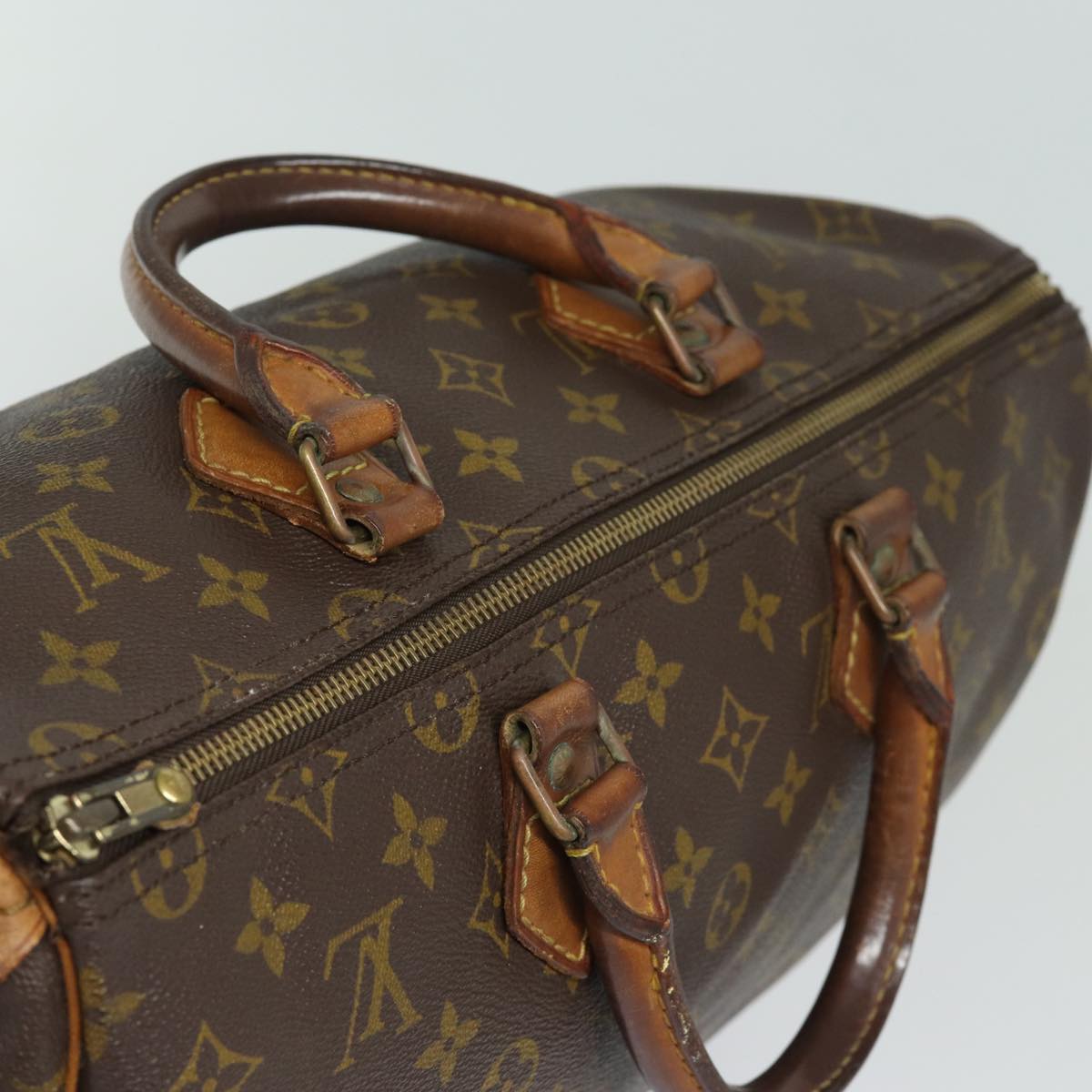 LOUIS VUITTON Monogram Speedy 35 Hand Bag Vintage M41524 LV yk13969