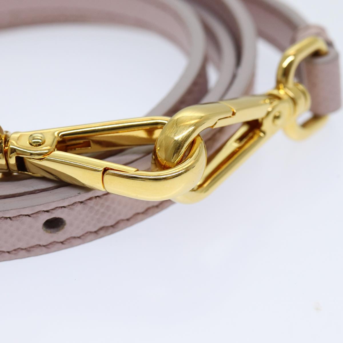 Luxury Prada Adjustable Shoulder Strap Safiano leather 43.3""-47.6"" Pink  yk14258