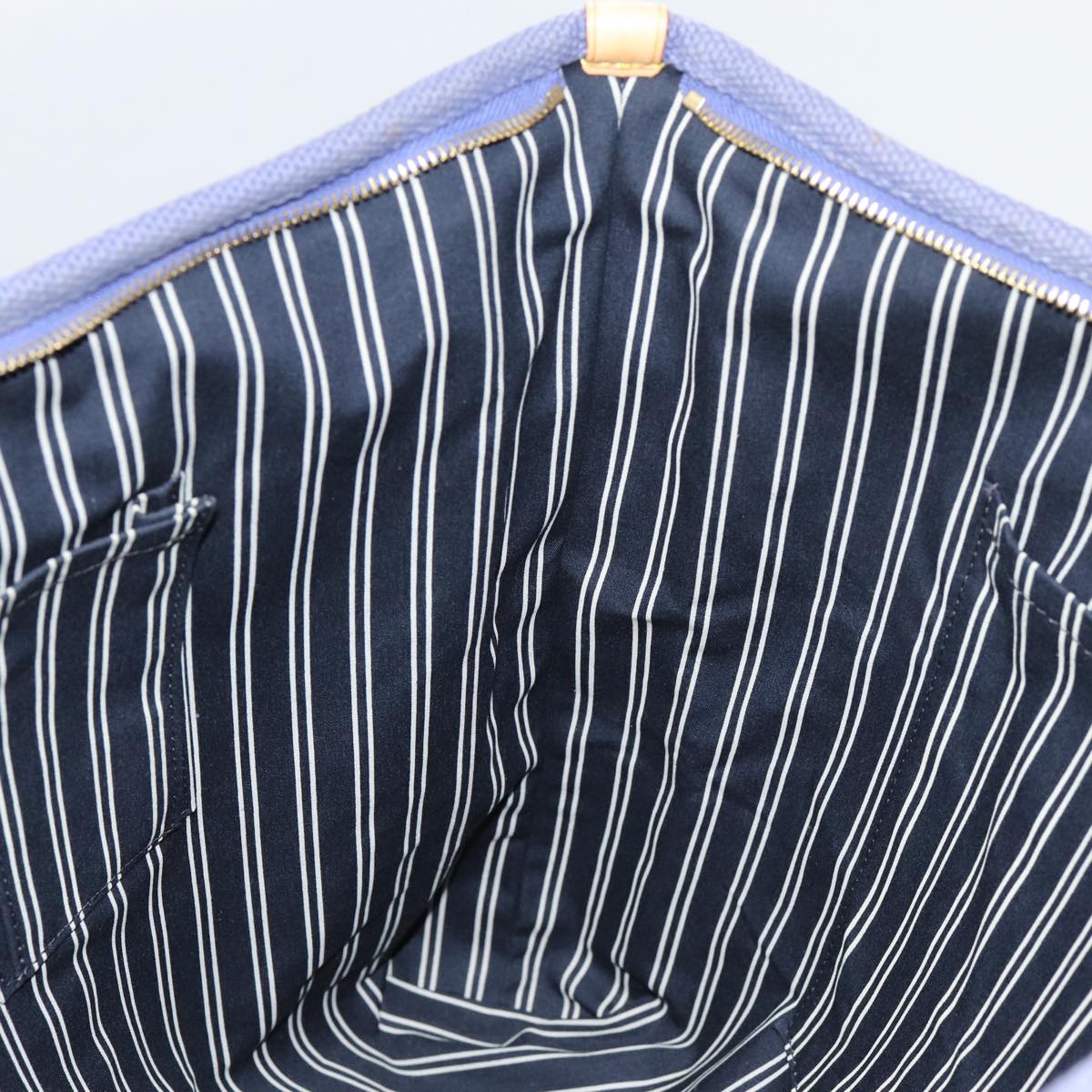 LOUIS VUITTON Antigua Cabas GM Tote Bag Navy Black M40084 LV yk14375