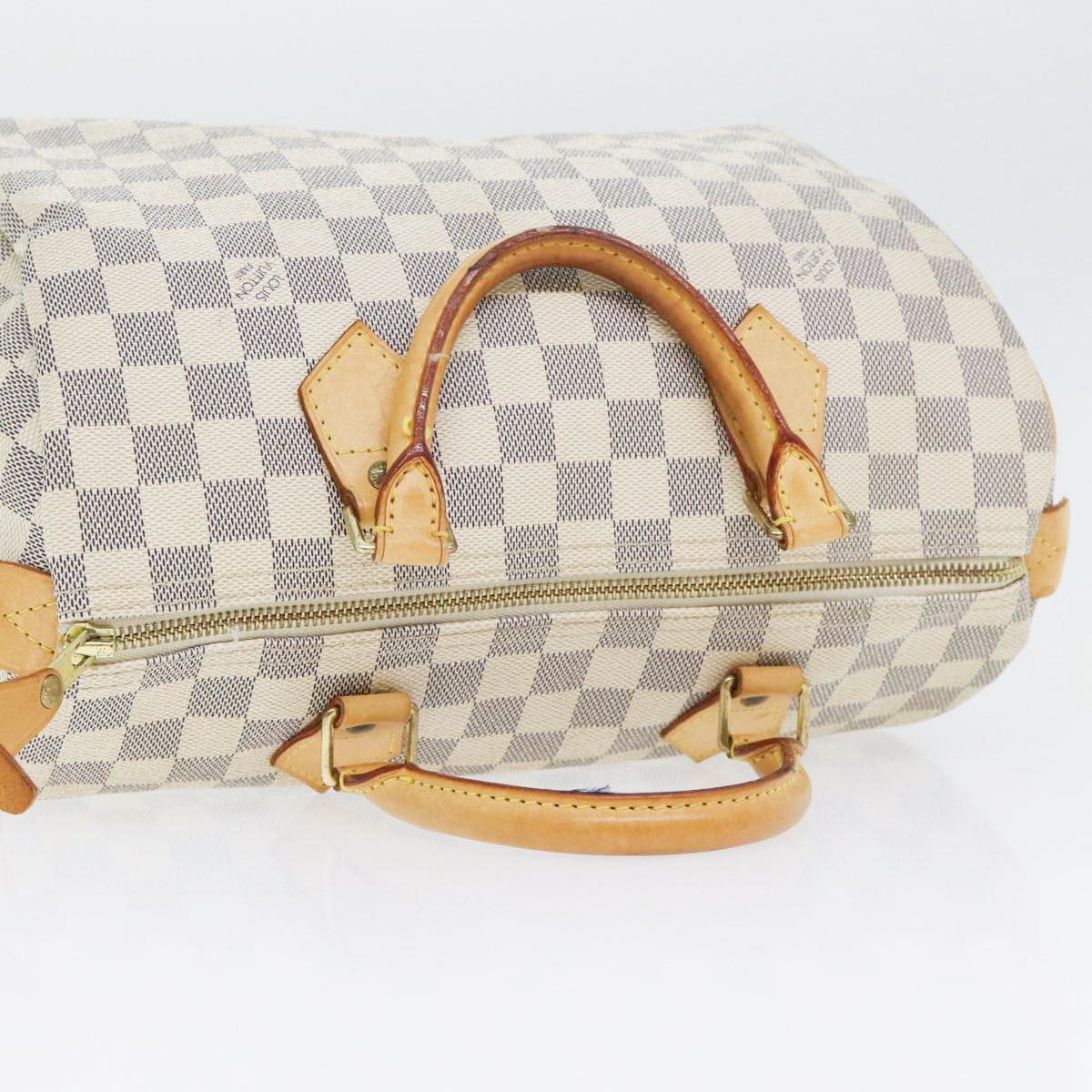 LOUIS VUITTON Damier Azur Speedy 30 Hand Bag N41533 LV yk14480