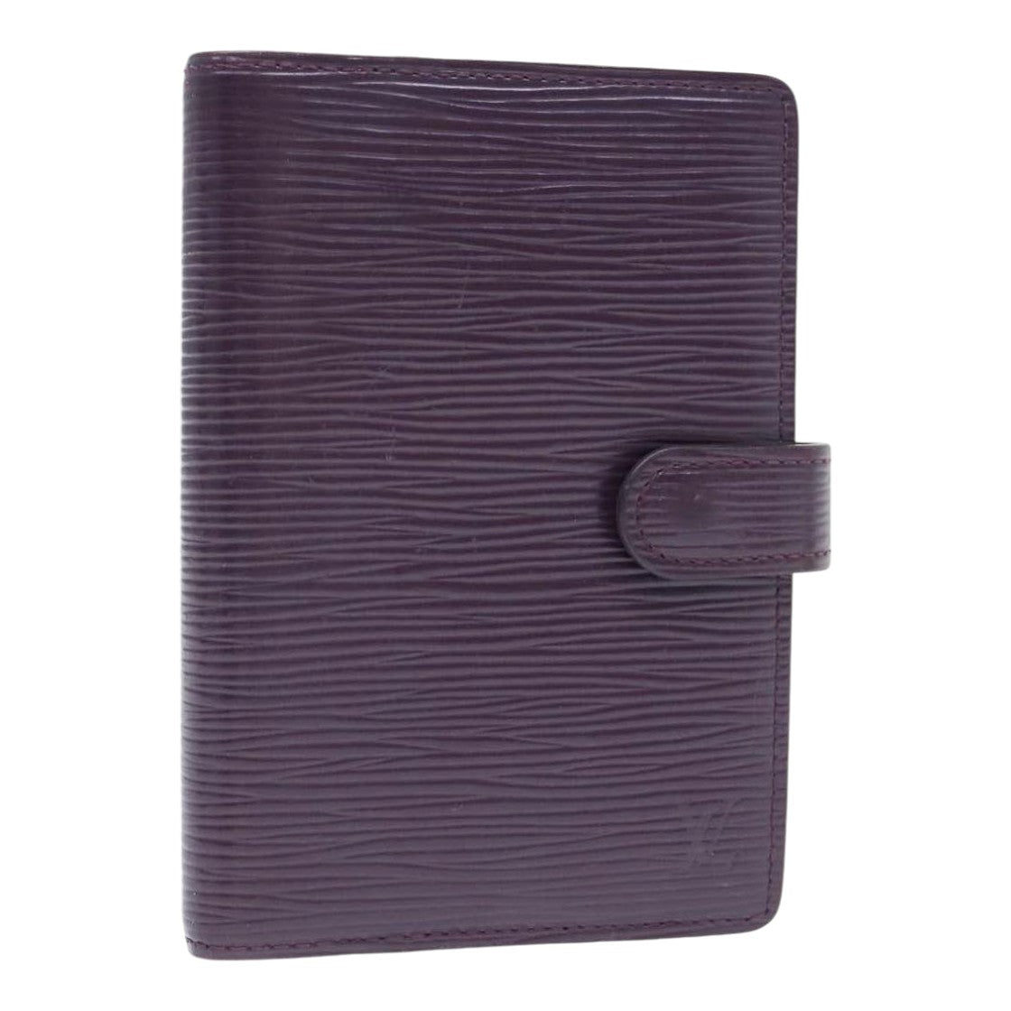 LOUIS VUITTON Epi Agenda PM Day Planner Cover Purple Cassis R2005K yk14496