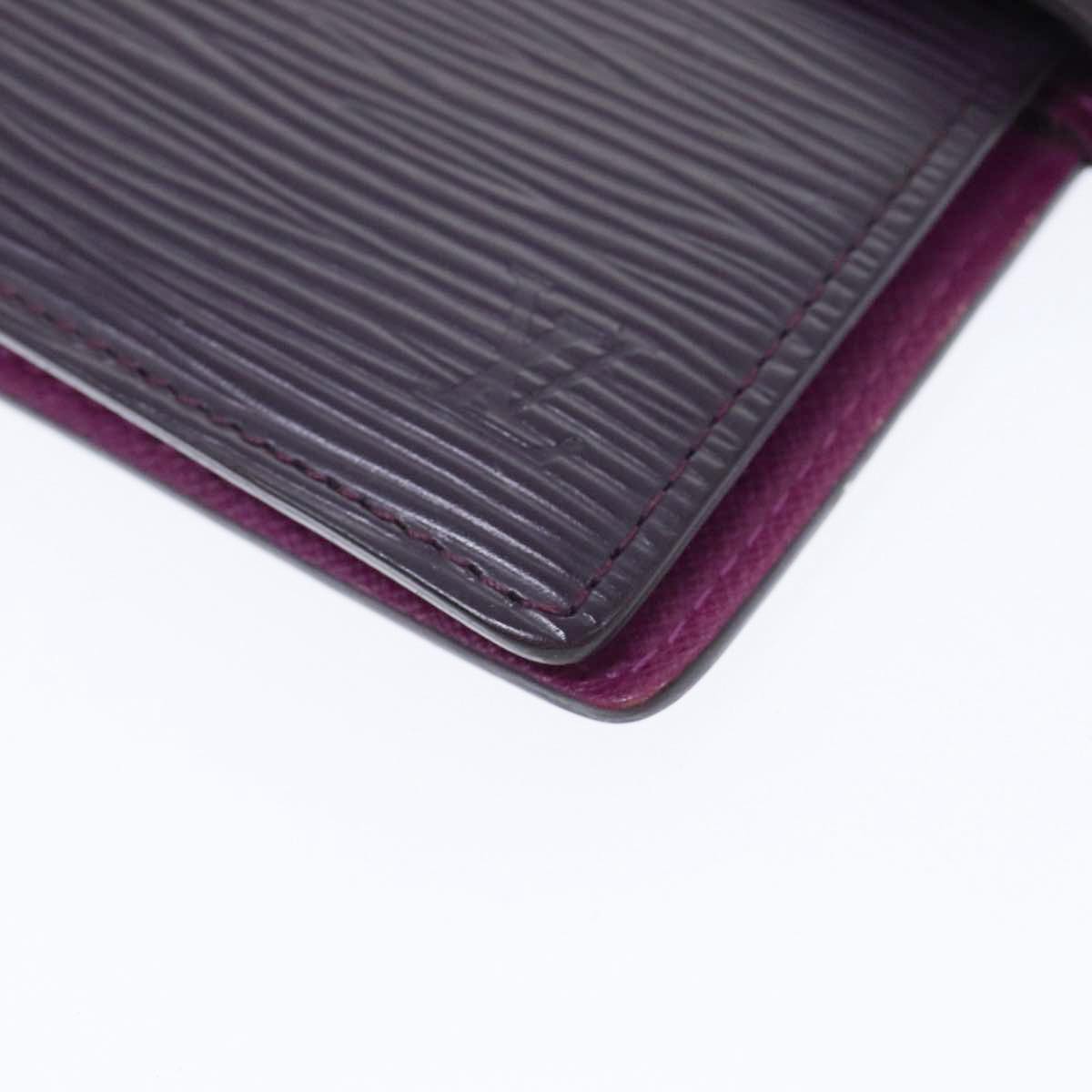 LOUIS VUITTON Epi Agenda PM Day Planner Cover Purple Cassis R2005K yk14496