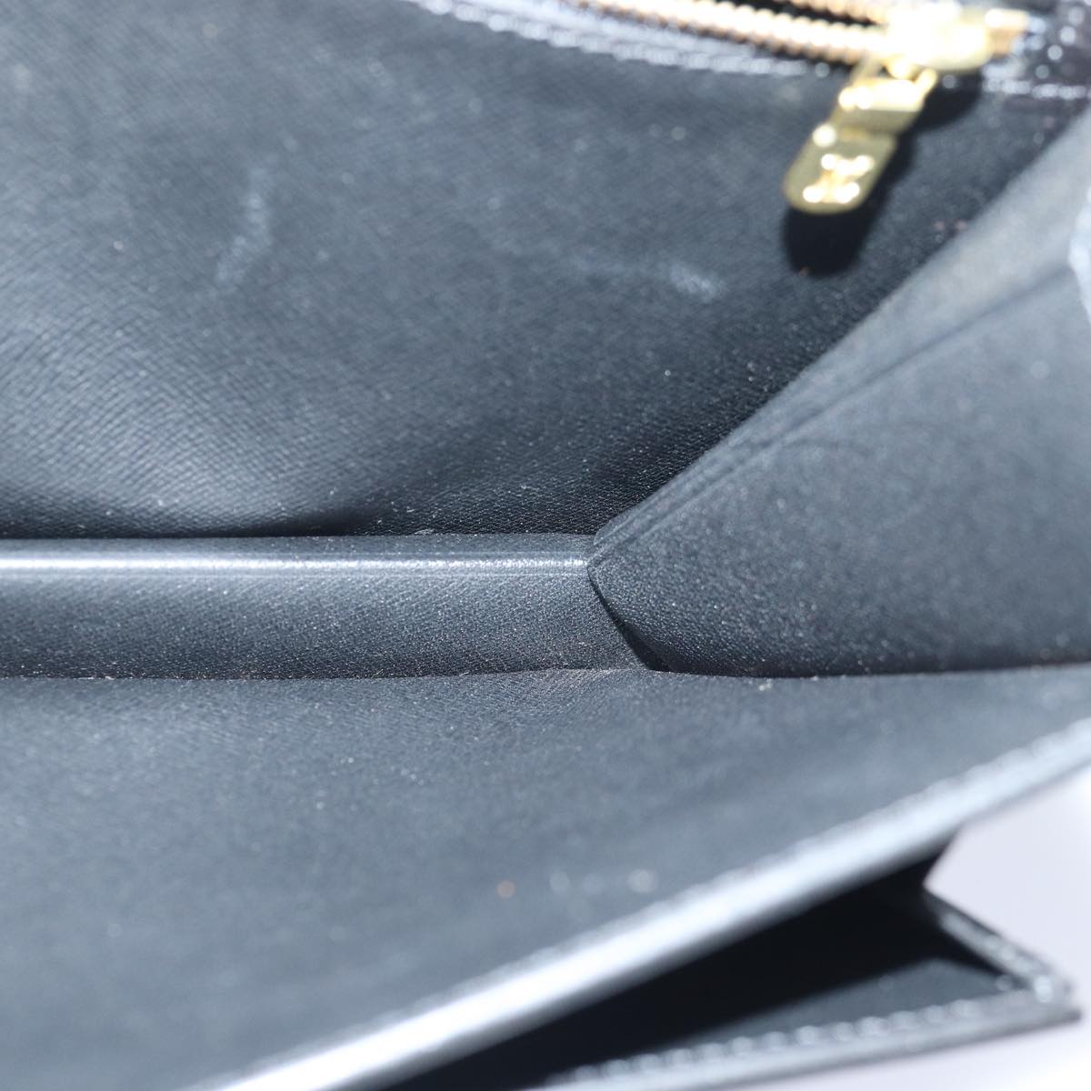 LOUIS VUITTON Epi Serie Dragonne Hand Bag Black Noir M52612 LV yk14514