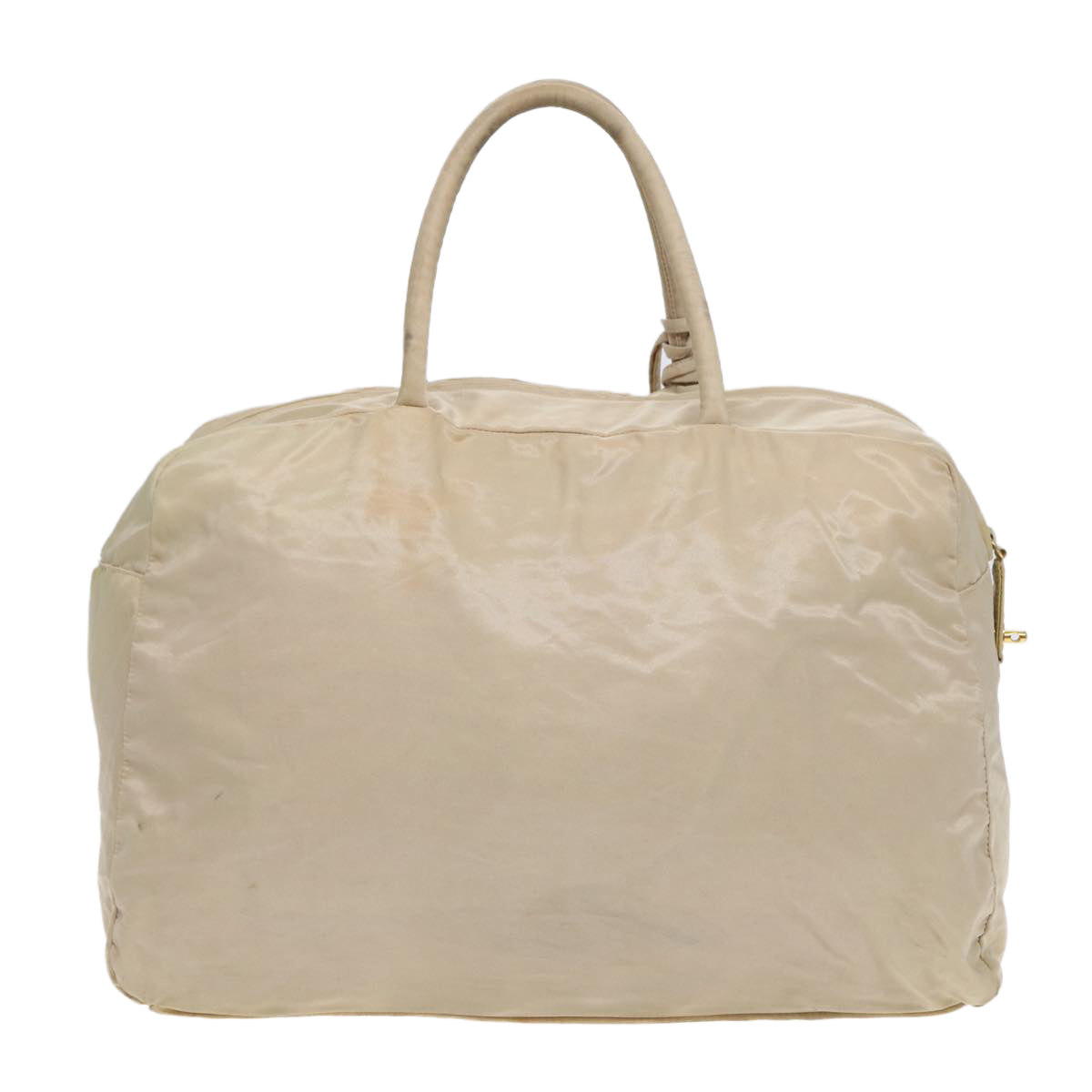 Luxury Prada Hand Bag Nylon Beige Gold  yk14530