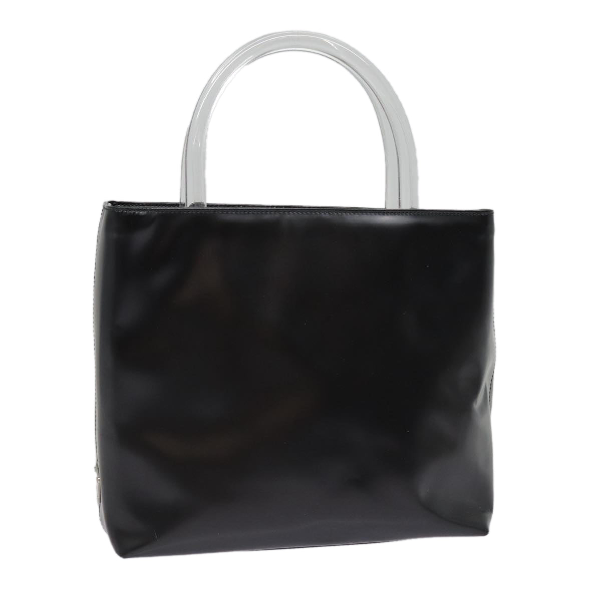 Luxury Prada Hand Bag Leather Black Silver  yk14538