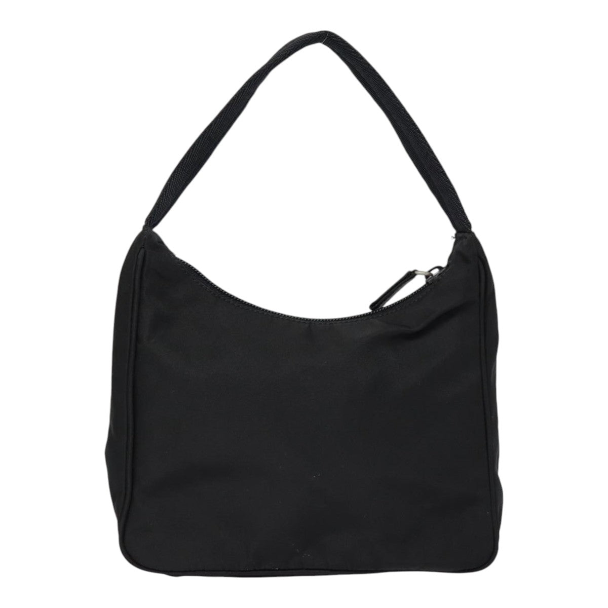 Luxury Prada Mini Hand Bag Nylon Black Silver  yk14543