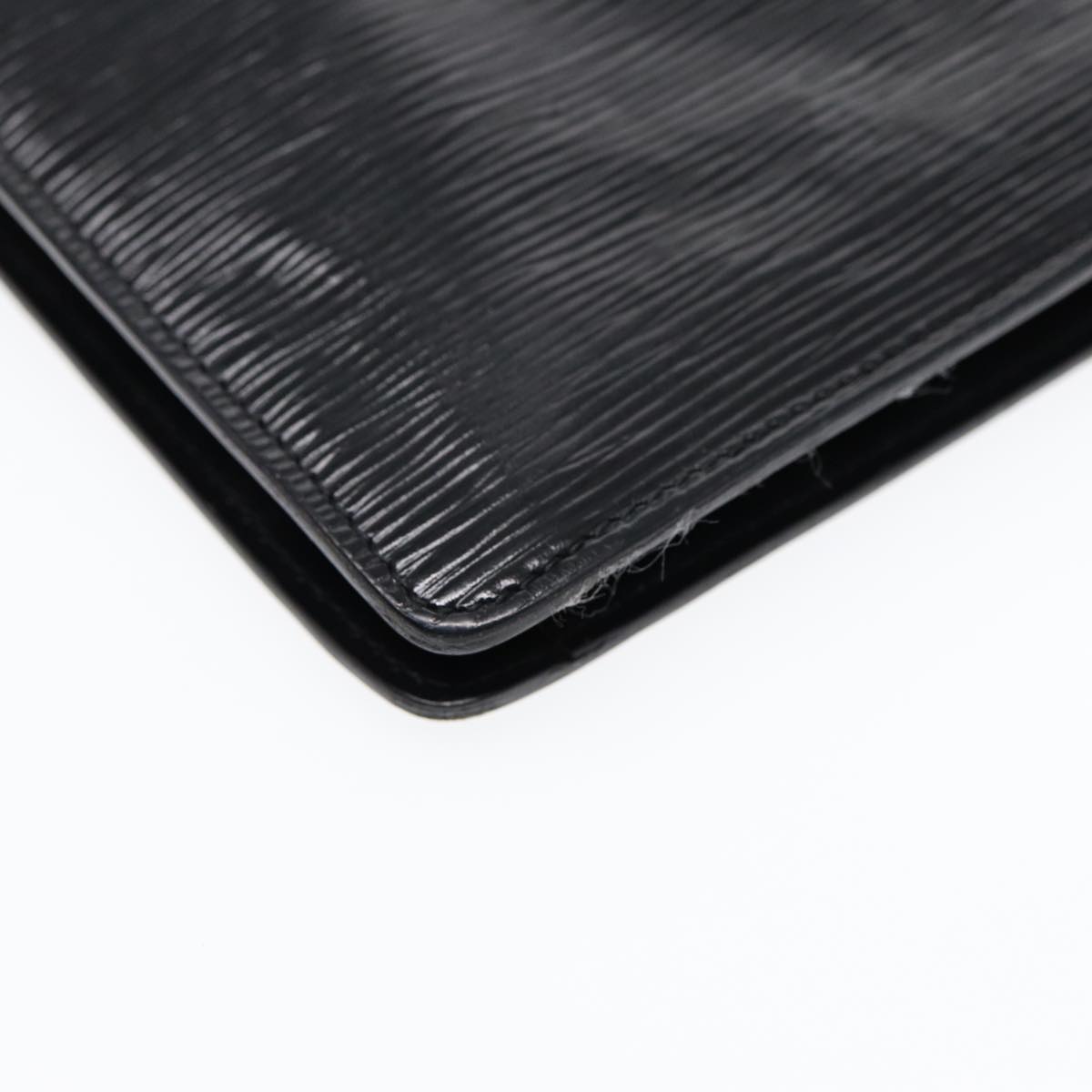 LOUIS VUITTON Epi Montaigne 27 Clutch Bag Black M52652 LV yk14592