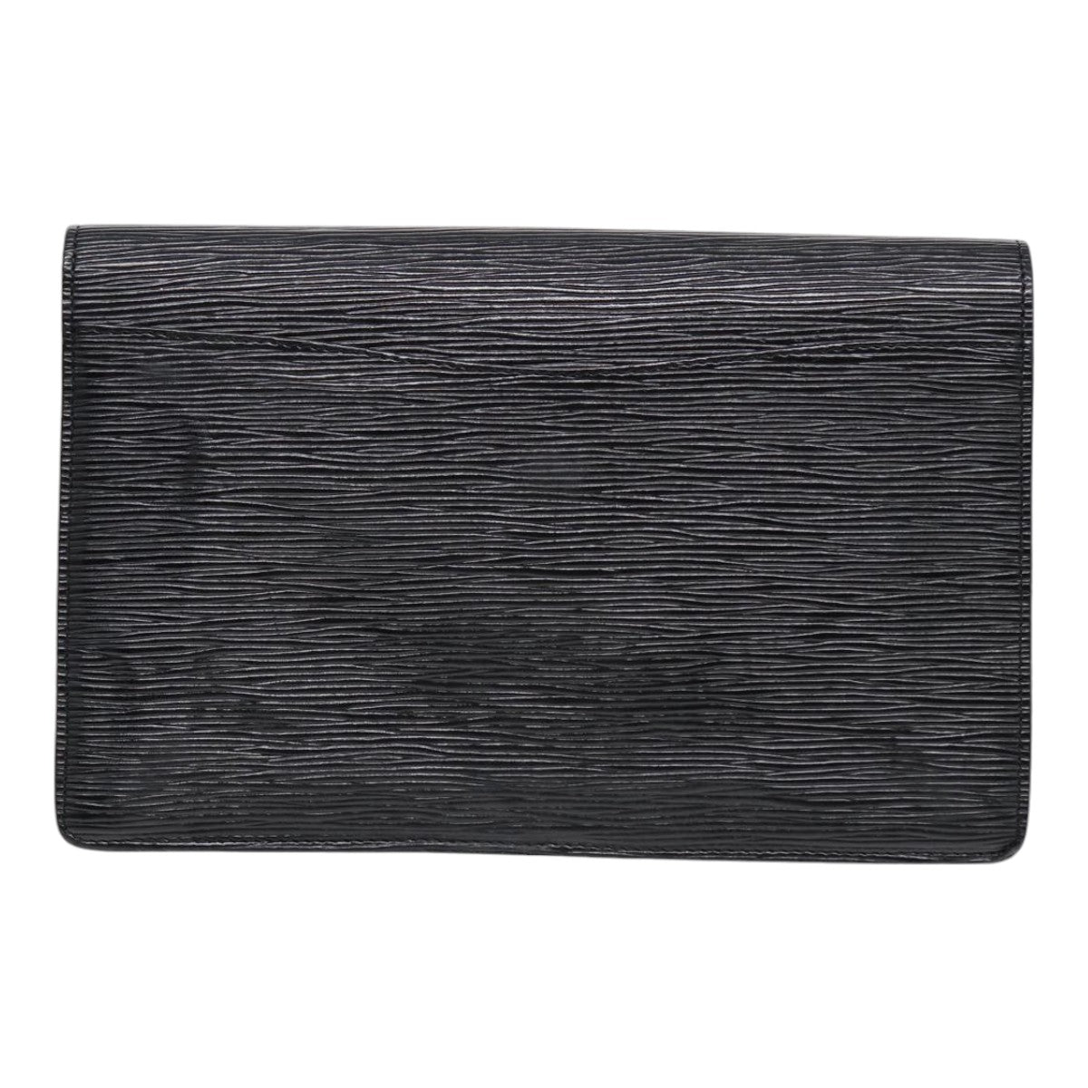 LOUIS VUITTON Epi Montaigne 27 Clutch Bag Black M52652 LV yk14592