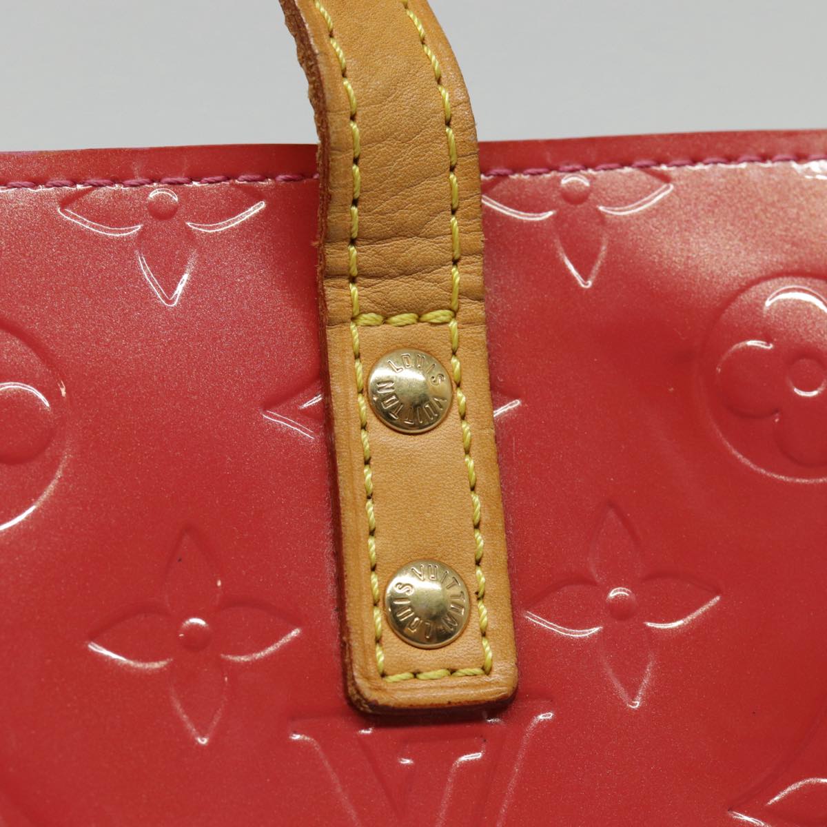 LOUIS VUITTON Monogram Vernis Reade PM Hand Bag Fran Boise M9132F yk14622