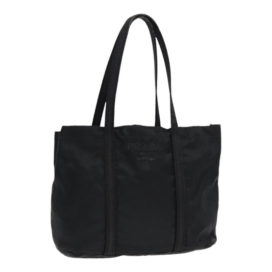 Luxury Prada Hand Bag Nylon Black Silver  yk14668