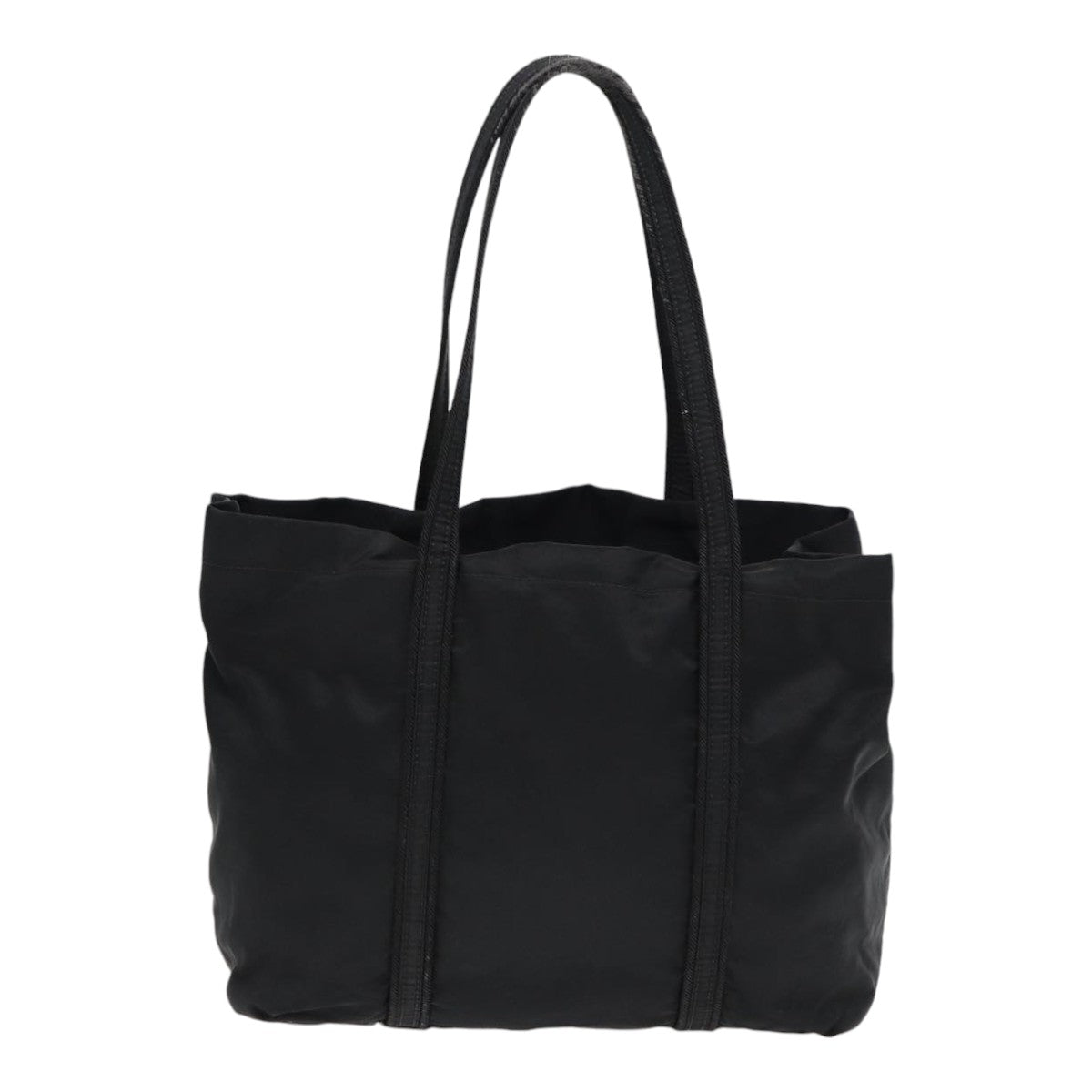 Luxury Prada Hand Bag Nylon Black Silver  yk14668