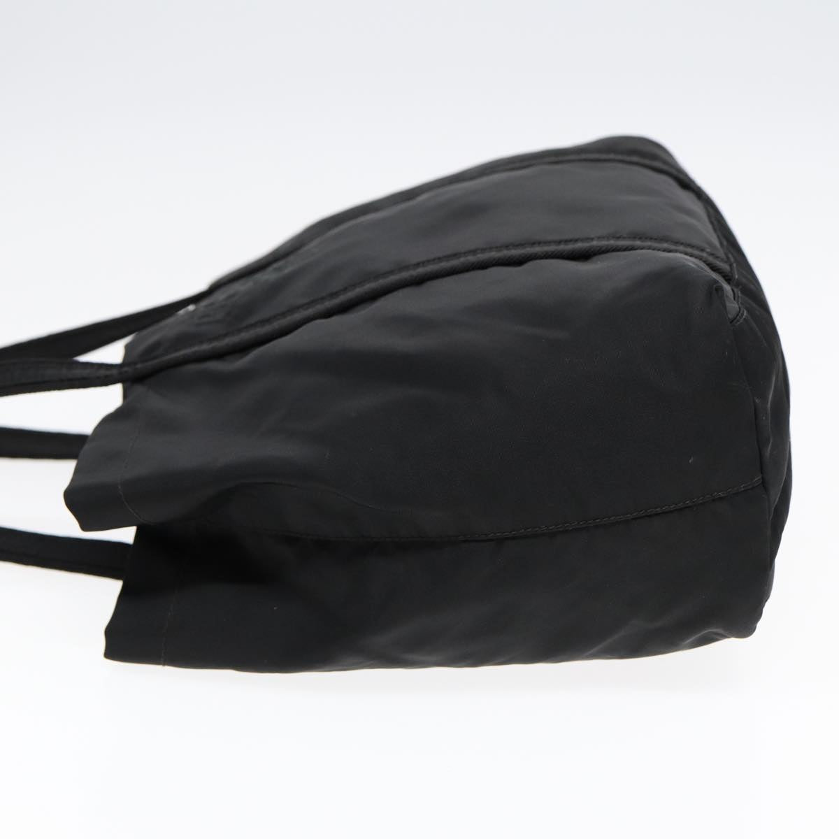 Luxury Prada Hand Bag Nylon Black Silver  yk14668