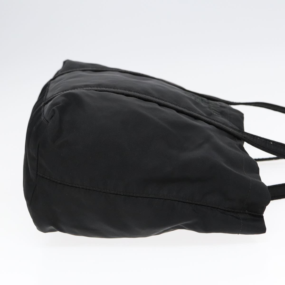Luxury Prada Hand Bag Nylon Black Silver  yk14668