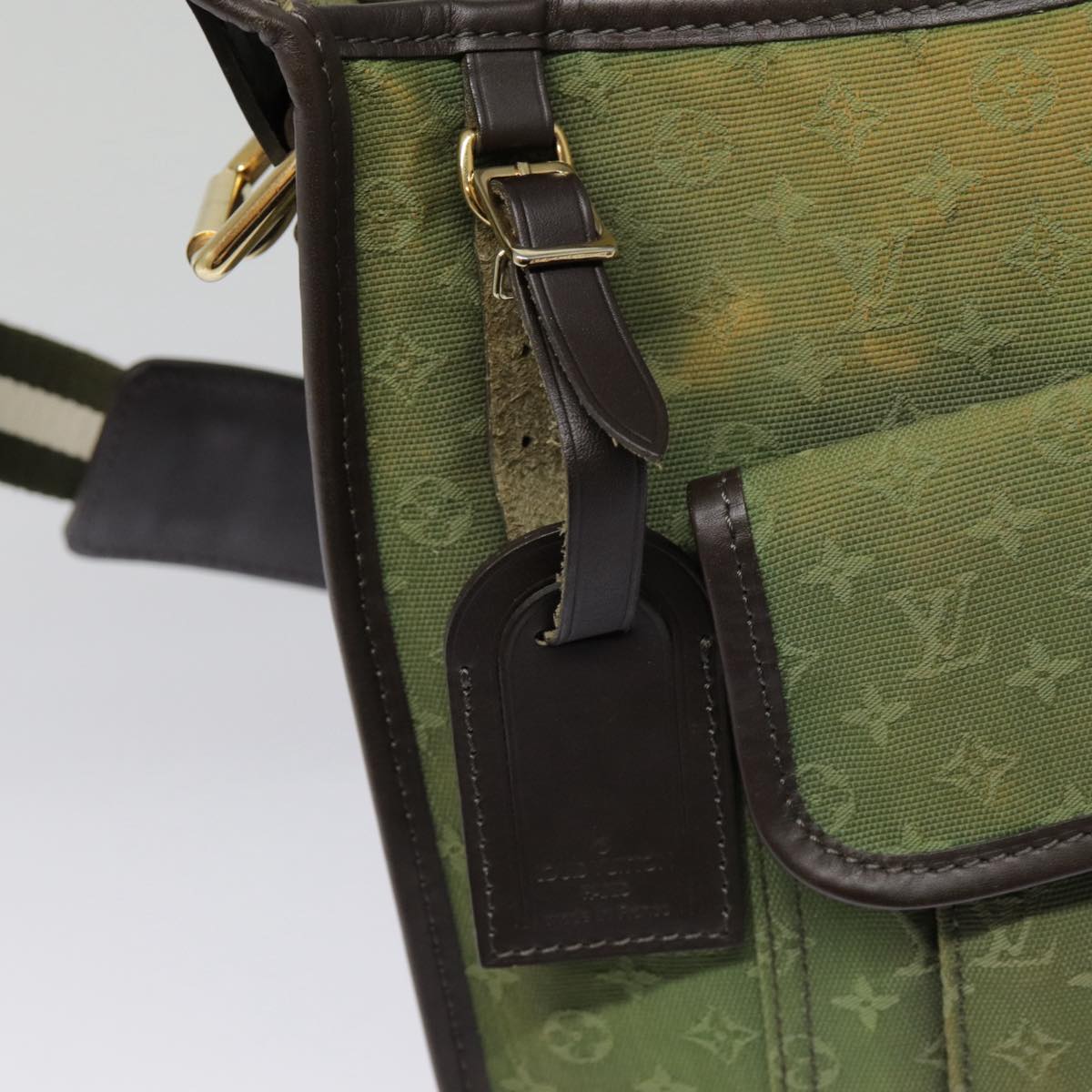 LOUIS VUITTON Monogram Mini Besace Mary Kate Bag TST Khaki M92322 yk14671