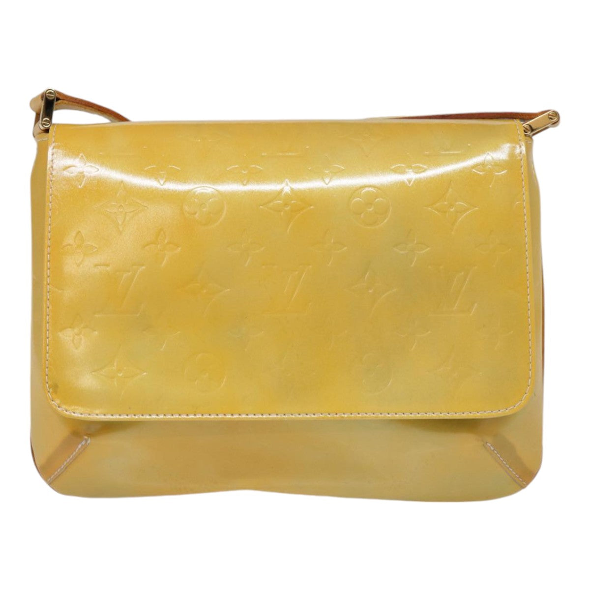 LOUIS VUITTON Monogram Vernis Thompson Street Bag Gris M91008 LV yk14678