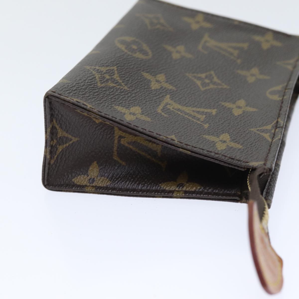 LOUIS VUITTON Monogram Poche Toilette 15 Pouch M47546 LV yk14690