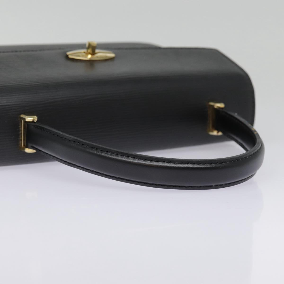 LOUIS VUITTON Epi Malesherbes Hand Bag Black M52372 LV yk14713