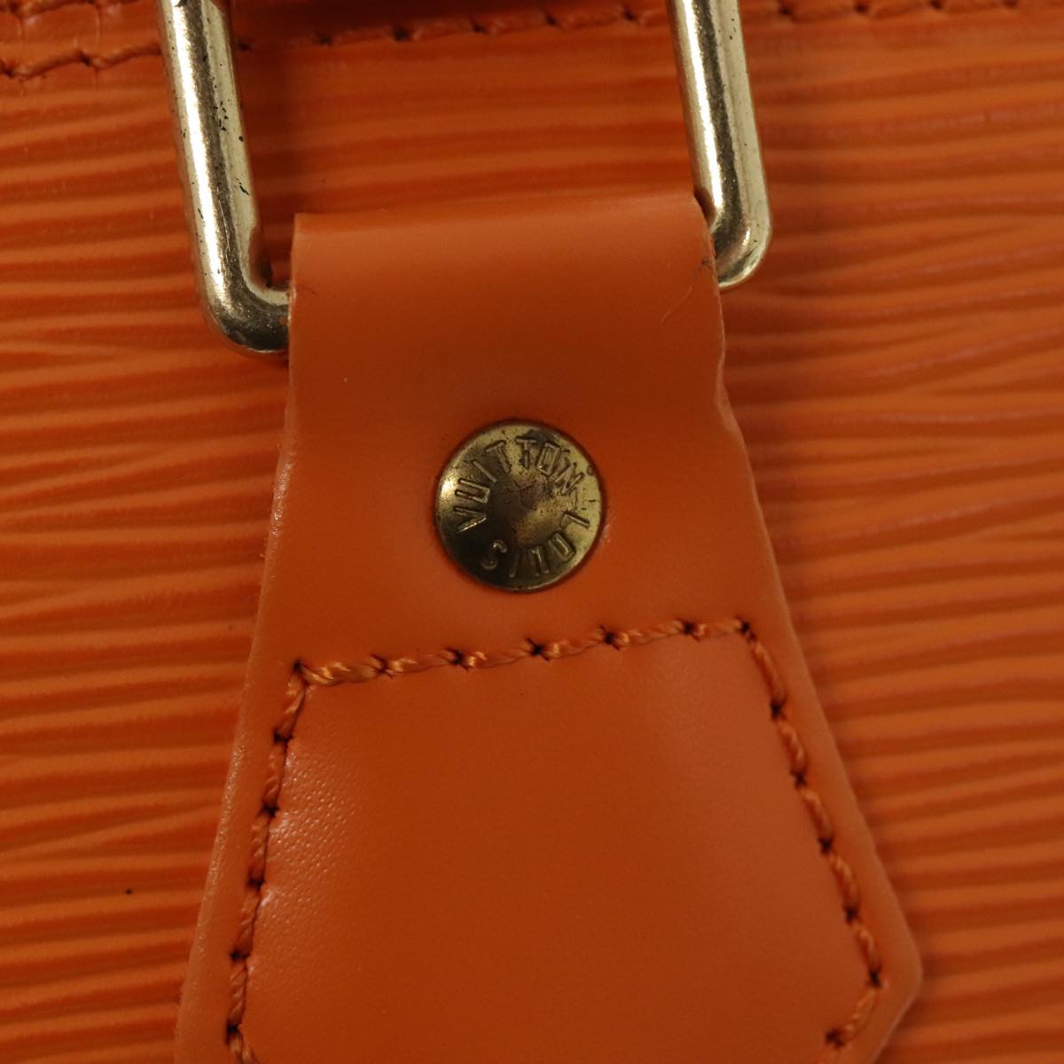 LOUIS VUITTON Epi Alma Hand Bag Orange Mandarin M5214H LV yk14740