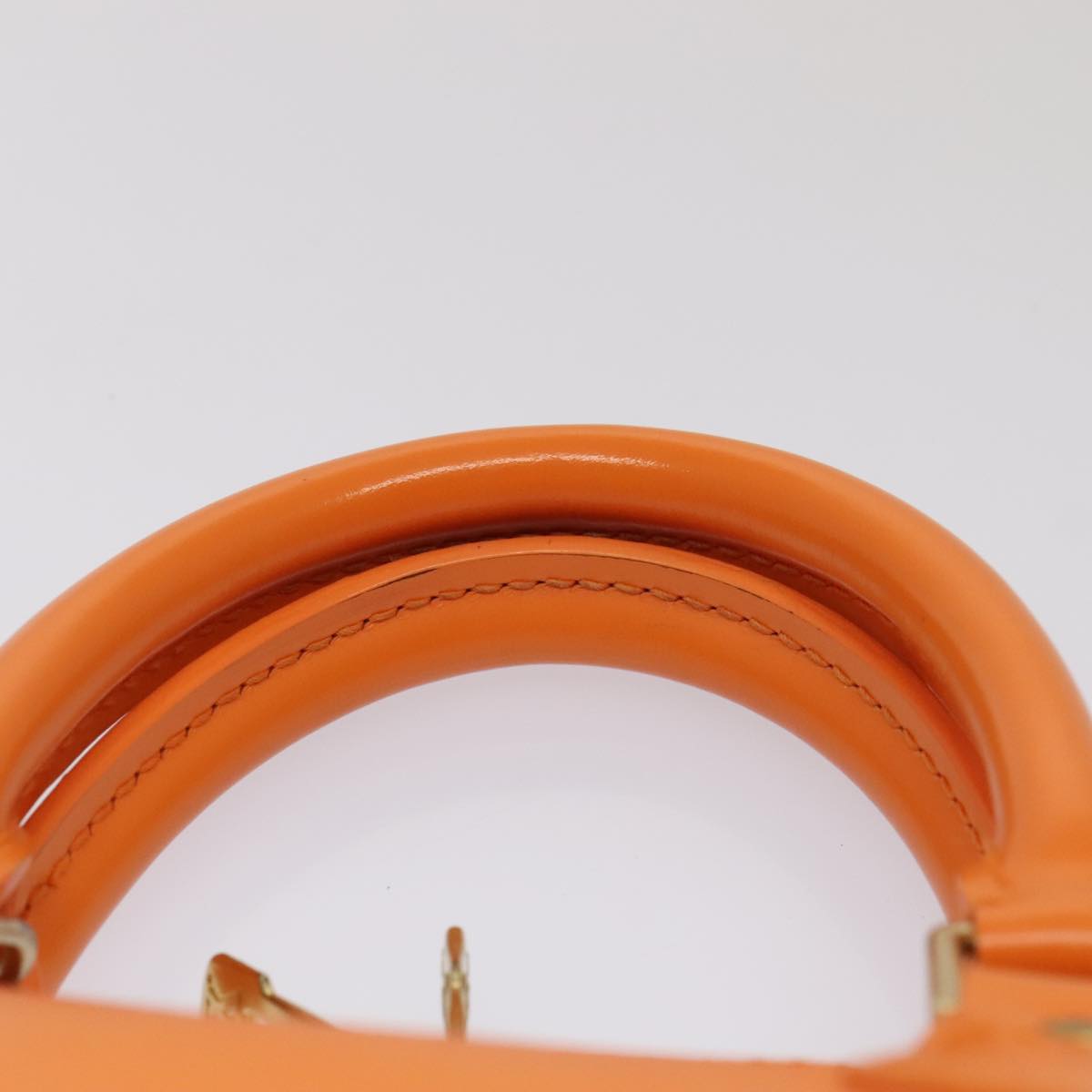 LOUIS VUITTON Epi Alma Hand Bag Orange Mandarin M5214H LV yk14740