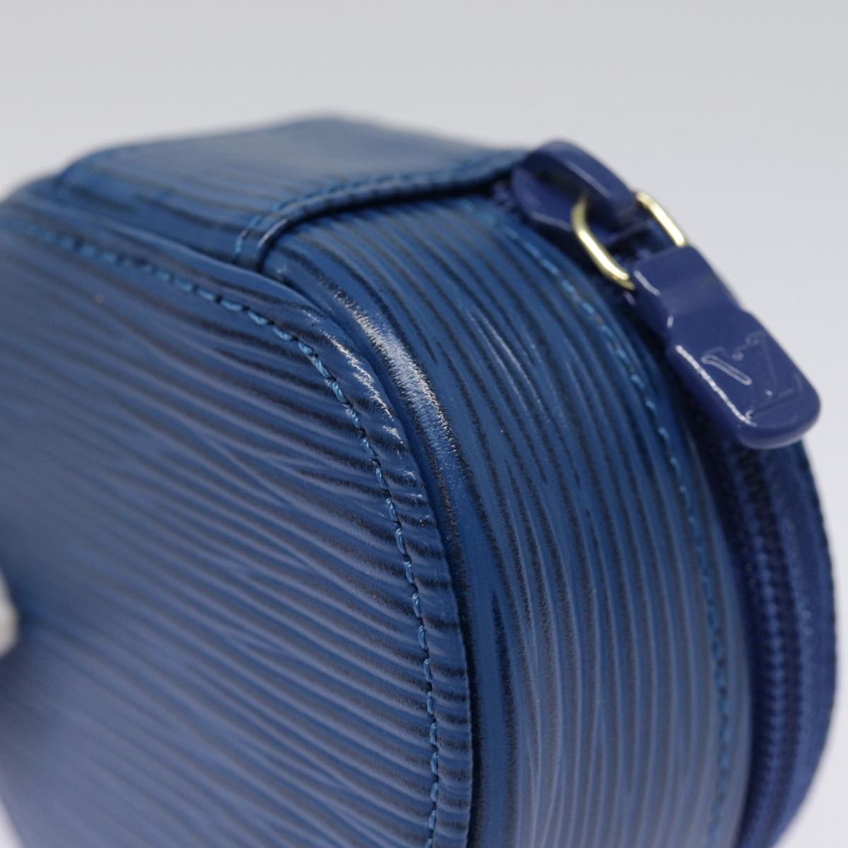 LOUIS VUITTON Epi Ecrin Bijou 8 Jewelry Box Blue M48215 LV yk14771